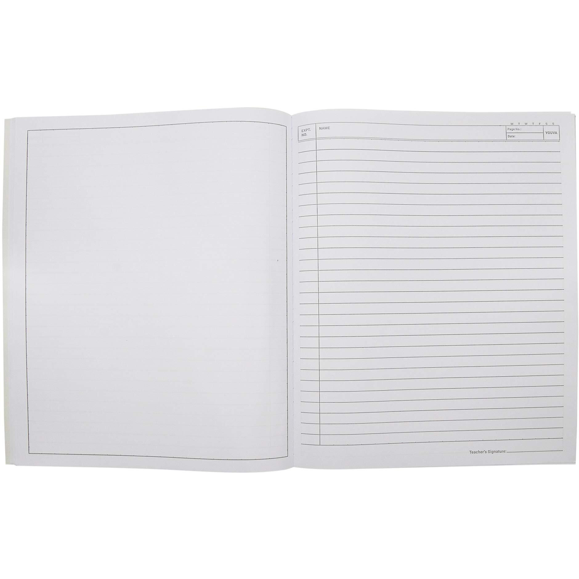 Navneet Youva Youva Chemistry Practical Book With Video Content On The Go | 21.5 Cm X 26.5 Cm | 1 Side Ruled & 1 Side Plain |172 Pages