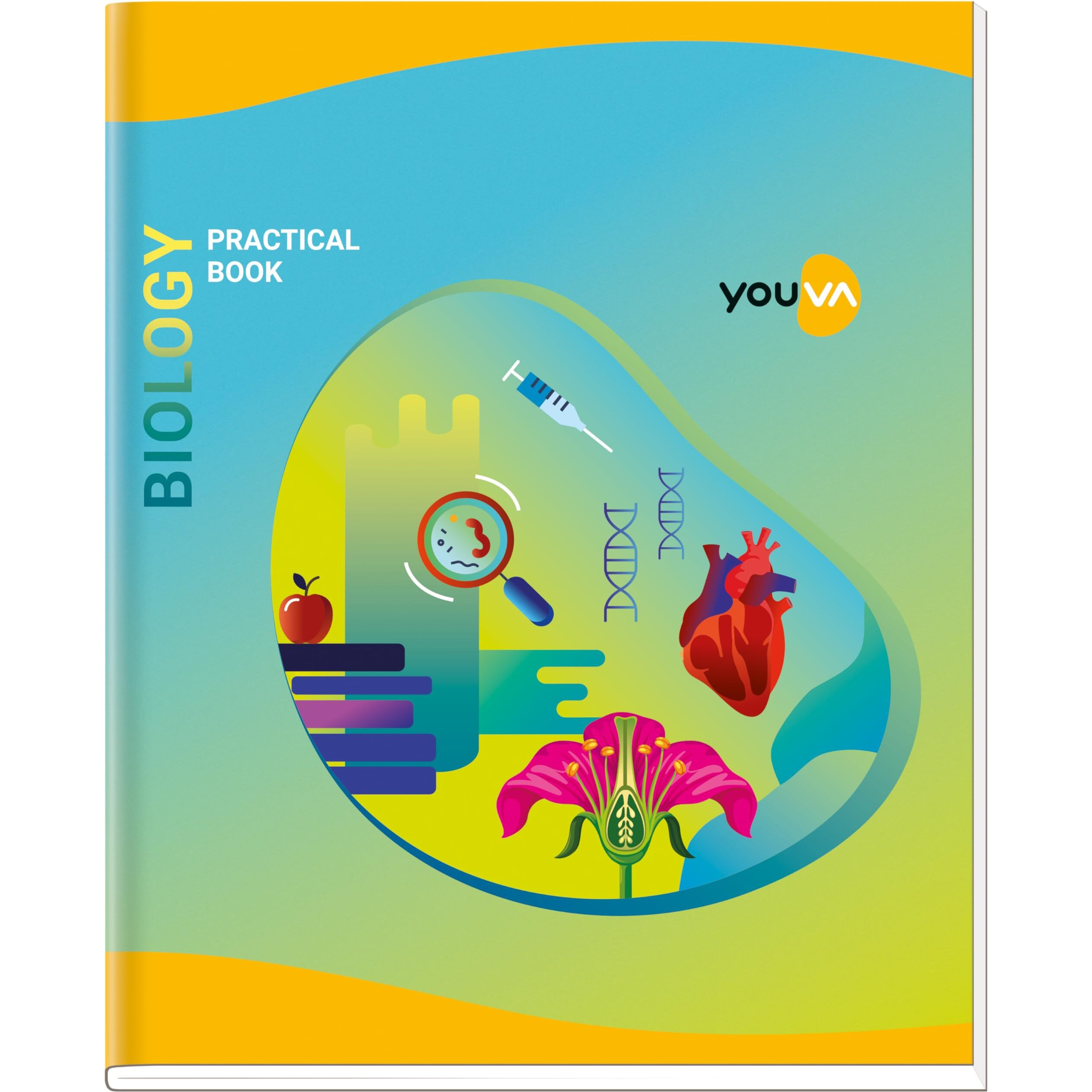 Navneet Youva | Hard Bound | Biology Practical Book | 21.5X26.5 Cm | Interleaf | 172 Pages | Pack Of 1