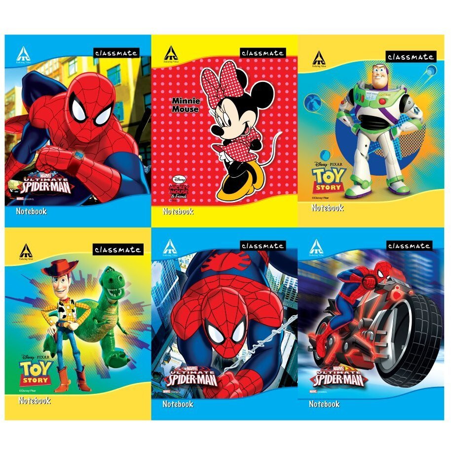 Classmate Notebook - Soft Cover, 180 Pages, 240X180Mm, Square 0.5-Inch