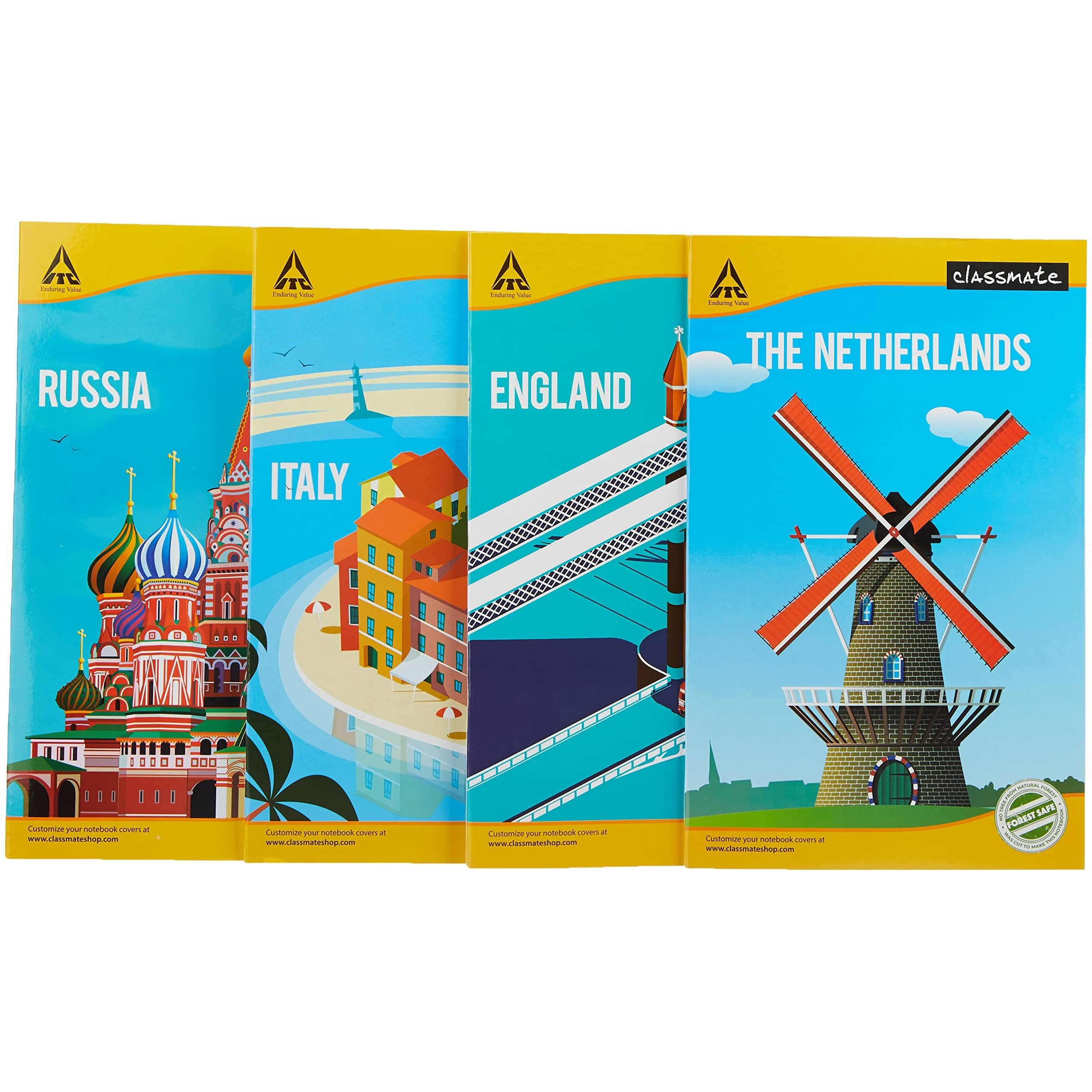 Classmate Long Book - Soft Cover, 92 Pages, 330X210Mm, Single Line (Pack Of 18)