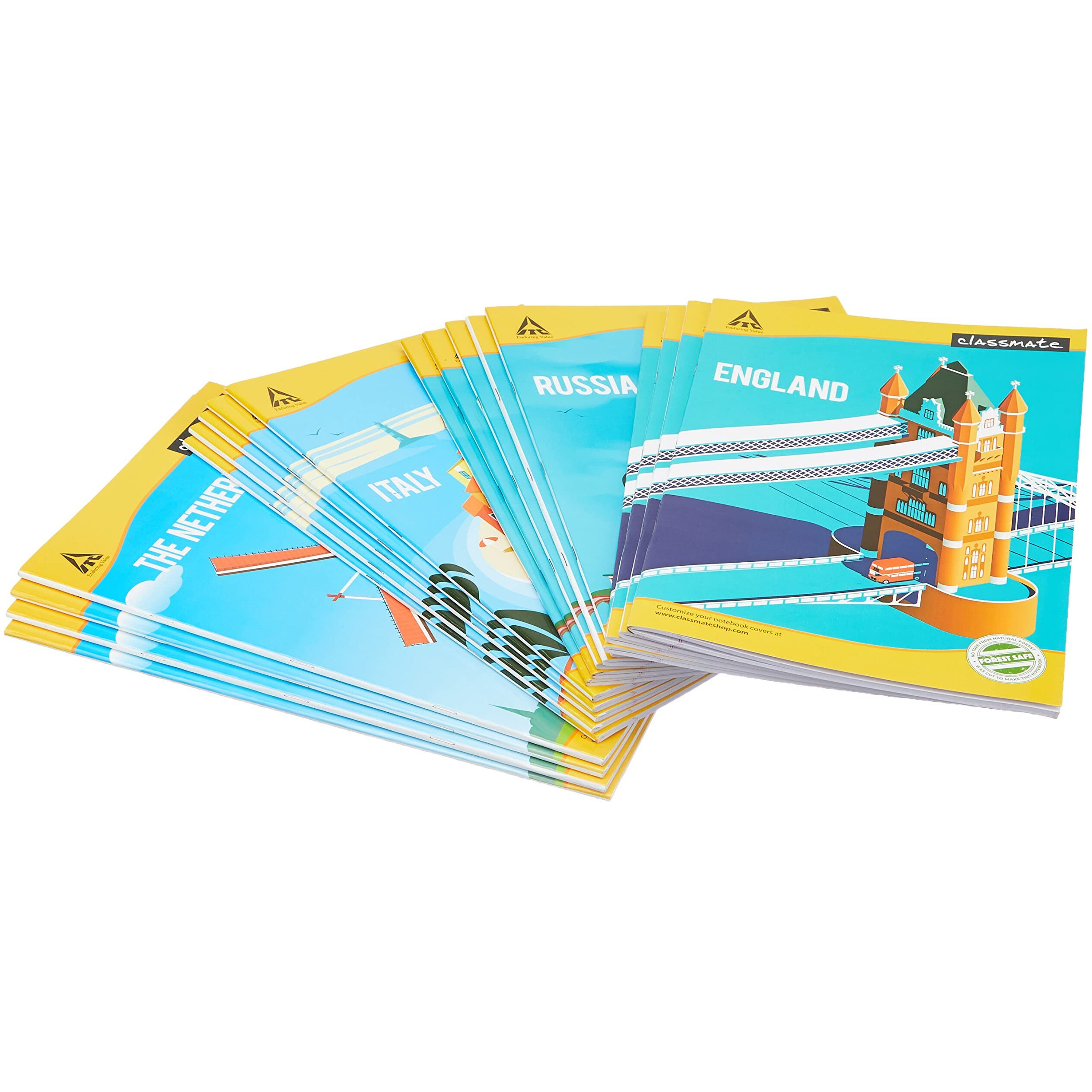 Classmate Long Book - Soft Cover, 92 Pages, 330X210Mm, Single Line (Pack Of 18)