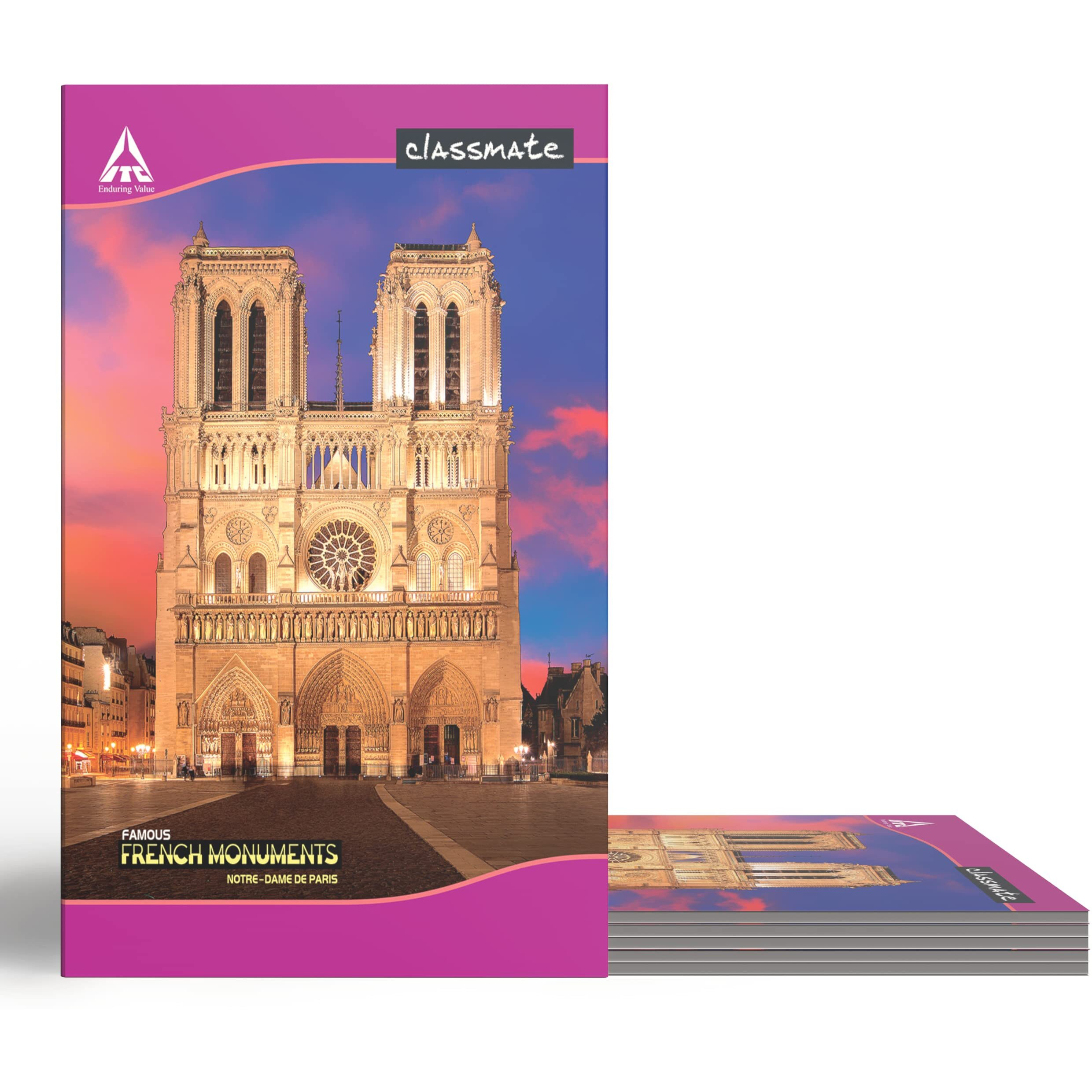 Classmate Notebook - Single Line, 400 Pages, 314Mm*194Mm (Pack Of 6)