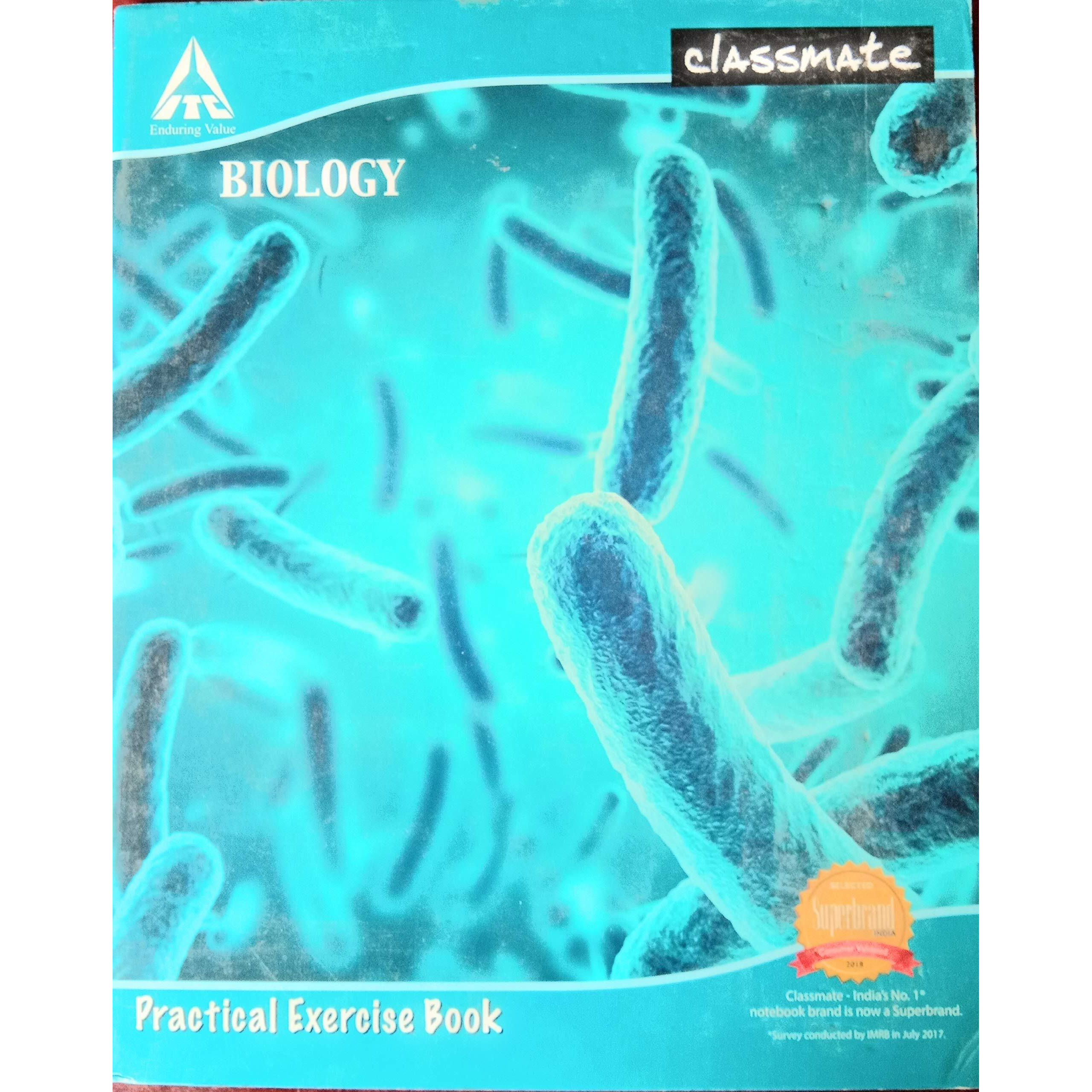 Classmate Practical Notebook - Biology, Hard Cover, 116 Pages, 265X215Mm(Pack Od 6)