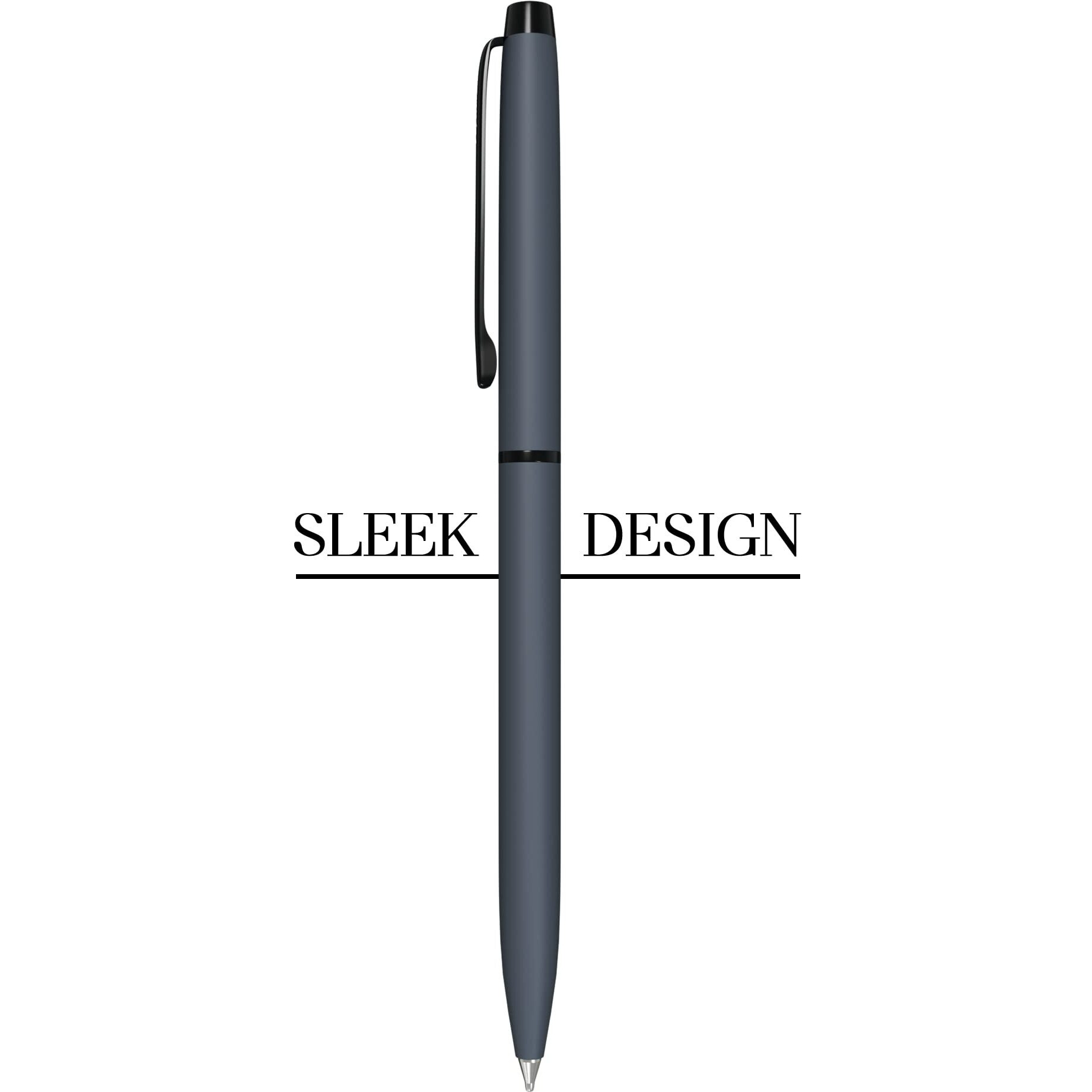 Paperkraft Chopin Lissome - Blue Ball Pen(Pack Of 1)|Elegant & Classic Matte Blue Finish|Premium Gifting Products|All Metal Body|Ideal For Professionals|Official Meeting Essentials (04030334)