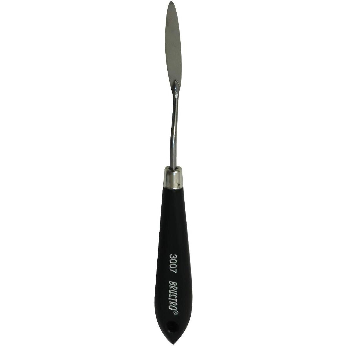 Brustro Artists Palette Painting Knife No. 3007 | Wooden Handle, Stainless Steel Blade | Ideal For Gesso, Acrylic Paint, Modeling Paste, Mixing, Spreading, Scumbling.