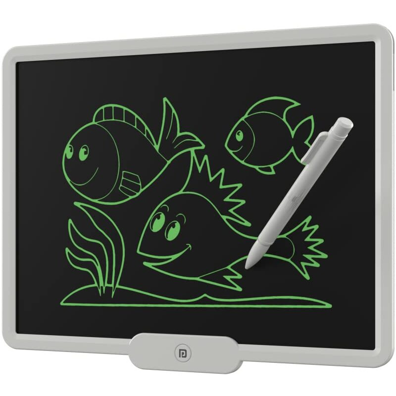 Portronics Ruffpad 10X Re-Writable Lcd Writing Pad With 10 Inch(25.4Cm) Writing Area, India's First Notepad To Save And Share Your Child's First Creatives Via Ruffpad App On Your Smartphone