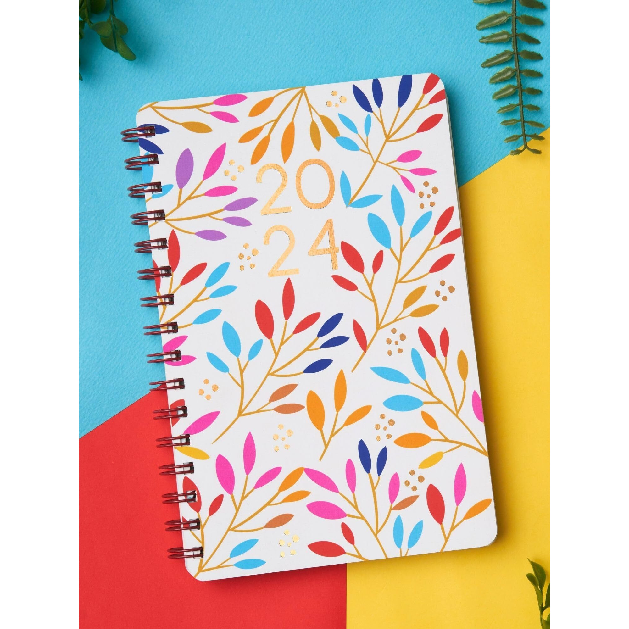 Doodle Undated Yearly Planner (A5, Wiro Bound Hard Cover) | 216 Ruled Pages, 80 Gsm Paper | Daily, Monthly & Yearly Planner With 100+ Stickers, Activity Pages, Tear-Away Note & Quote Cards, To-Do Lists