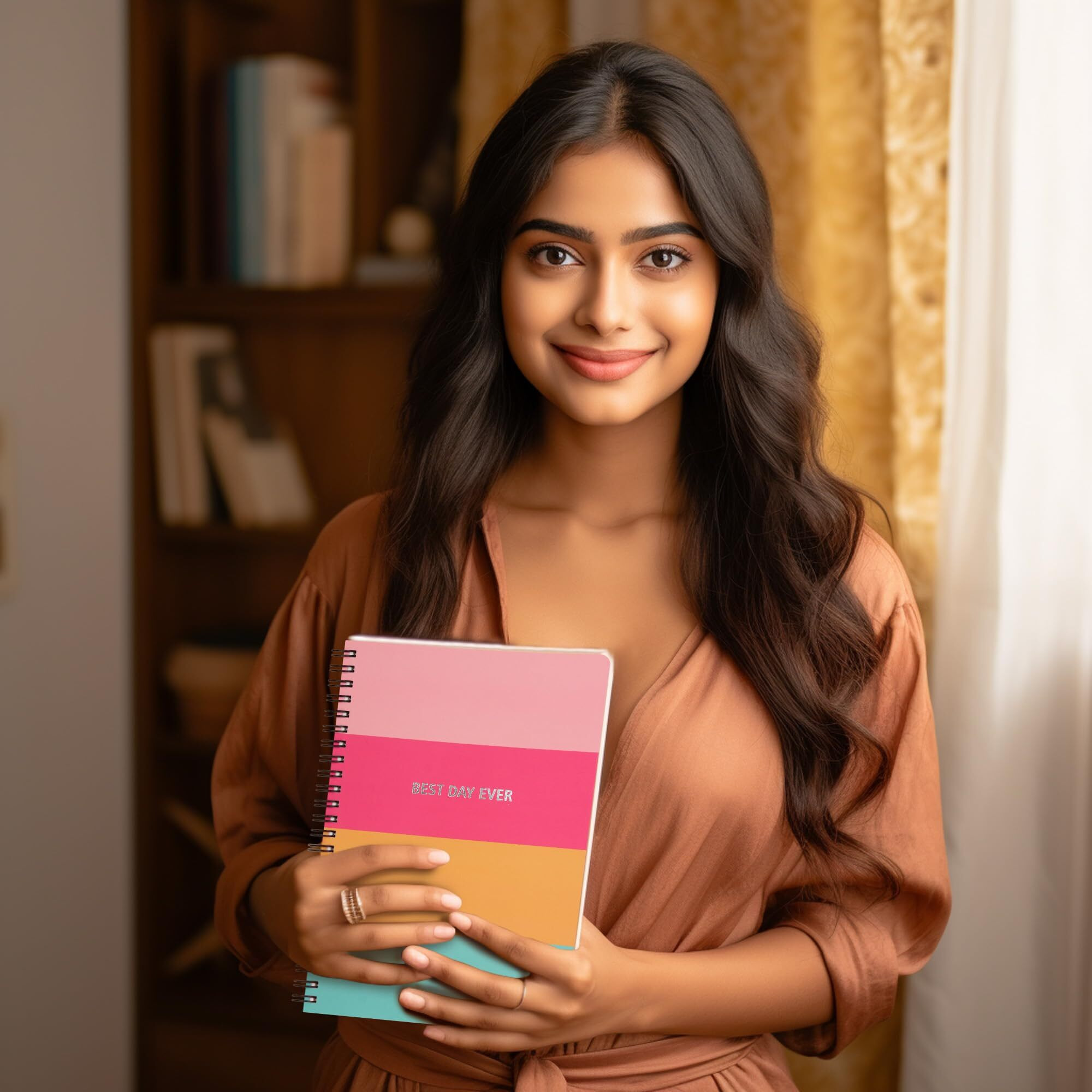 Doodle Undated Daily Planner | A5 | 172 Pages | 80 Gsm | 3 Months Schedule, To-Do List, Daily Priorities, Appointments, Deadlines, Water Tracker, Goals - Best Day