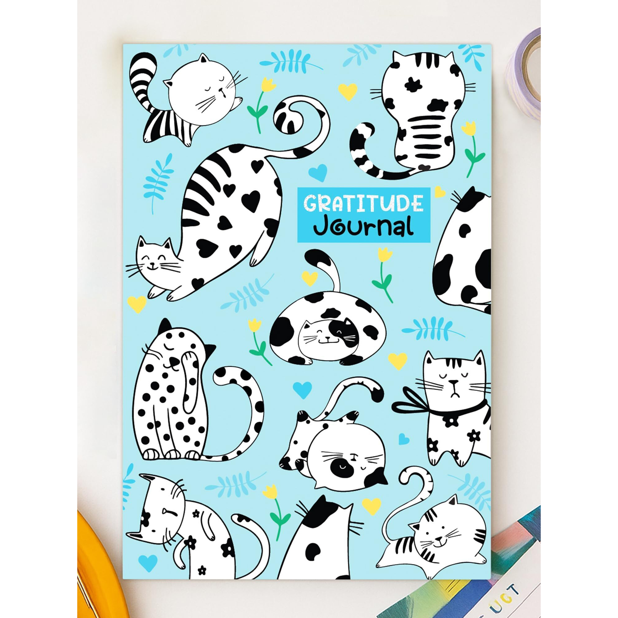 Doodle Daily 5 Minute Gratitude Journal - Positivity, Wellness & Mindfulness Journal For Teens & Adults - 90-Day Habit Builder | 112 Undated Pages | A5 | Guided Prompts & Fun Activities