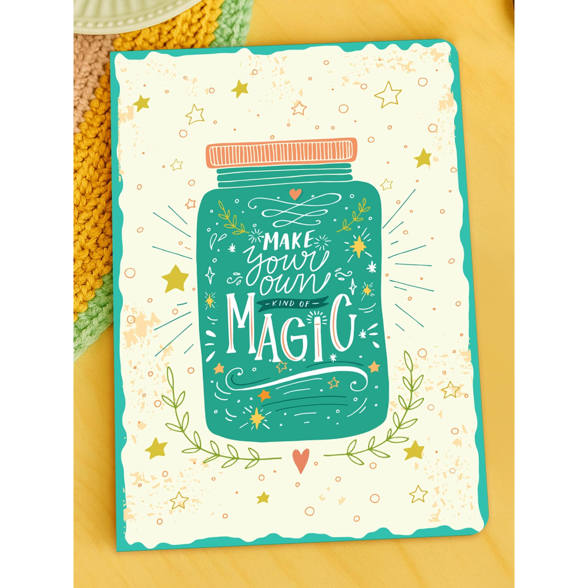 Doodle A5 Undated Planner Notebook  160 Pages (12-Month Planner + Notes), Soft Cover Journal With 80 Gsm Paper  Motivational Quote Design, Compact Diary For Work, Study, Travel & Gifting