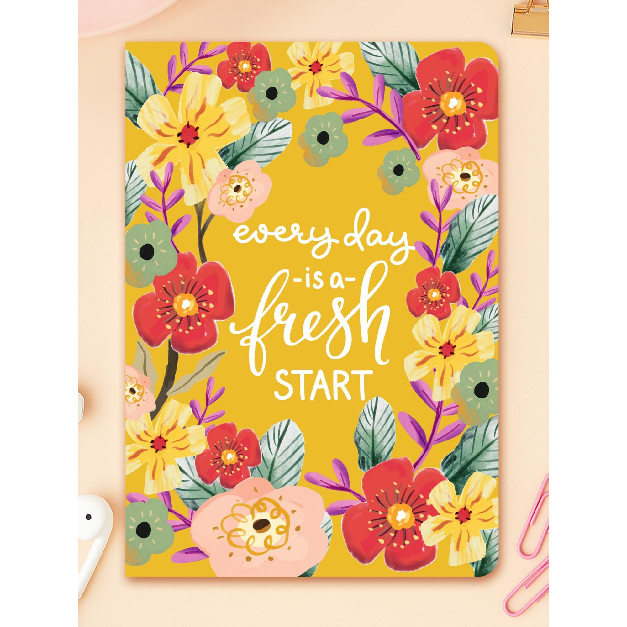 Doodle A5 Undated Planner Notebook  160 Pages (12-Month Planner + Notes), Soft Cover Journal With 80 Gsm Paper  Motivational Quote Design, Compact Diary For Work, Study, Travel & Gifting