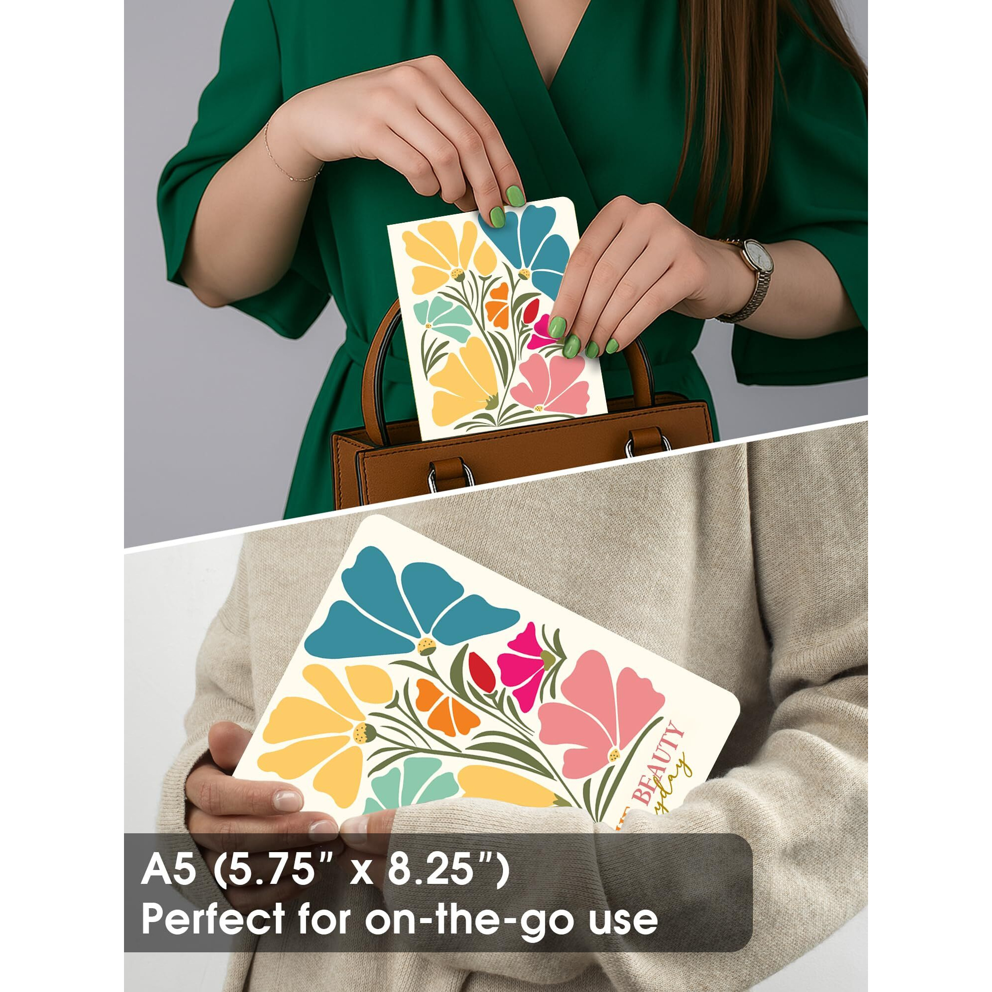 Doodle A5 Undated Planner Notebook  160 Pages (12-Month Planner + Notes), Soft Cover Journal With 80 Gsm Paper  Motivational Quote Design, Compact Diary For Work, Study, Travel & Gifting