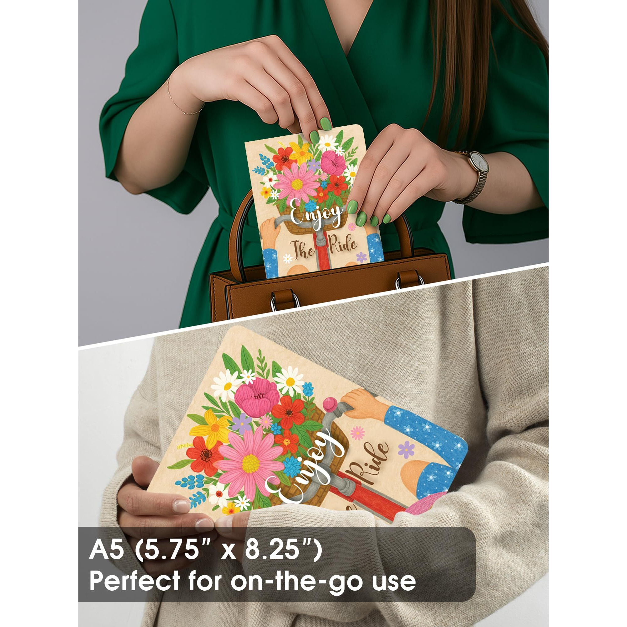 Doodle A5 Undated Planner Notebook  160 Pages (12-Month Planner + Notes), Soft Cover Journal With 80 Gsm Paper  Motivational Quote Design, Compact Diary For Work, Study, Travel & Gifting