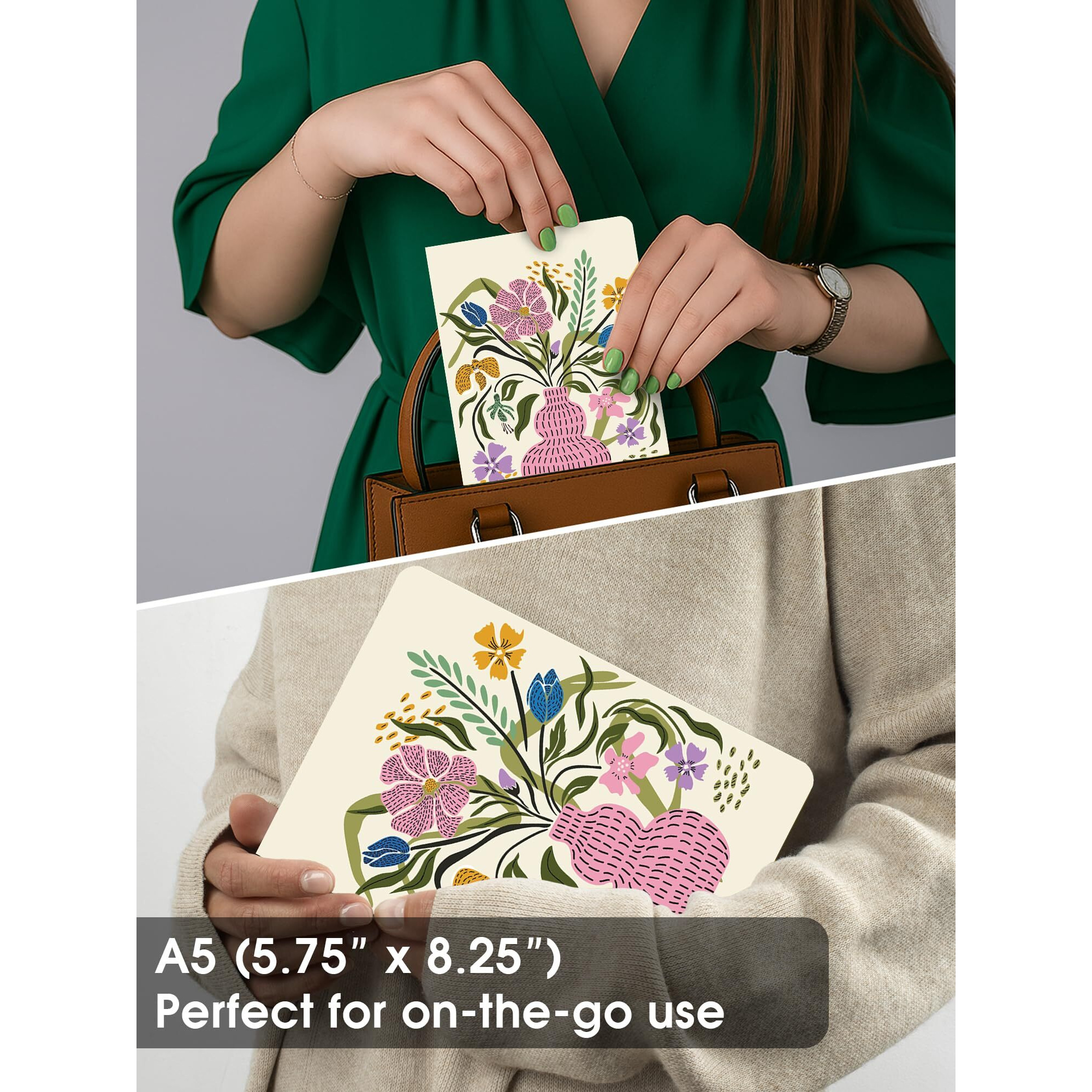 Doodle A5 Undated Planner Notebook  160 Pages (12-Month Planner + Notes), Soft Cover Journal With 80 Gsm Paper  Motivational Quote Design, Compact Diary For Work, Study, Travel & Gifting