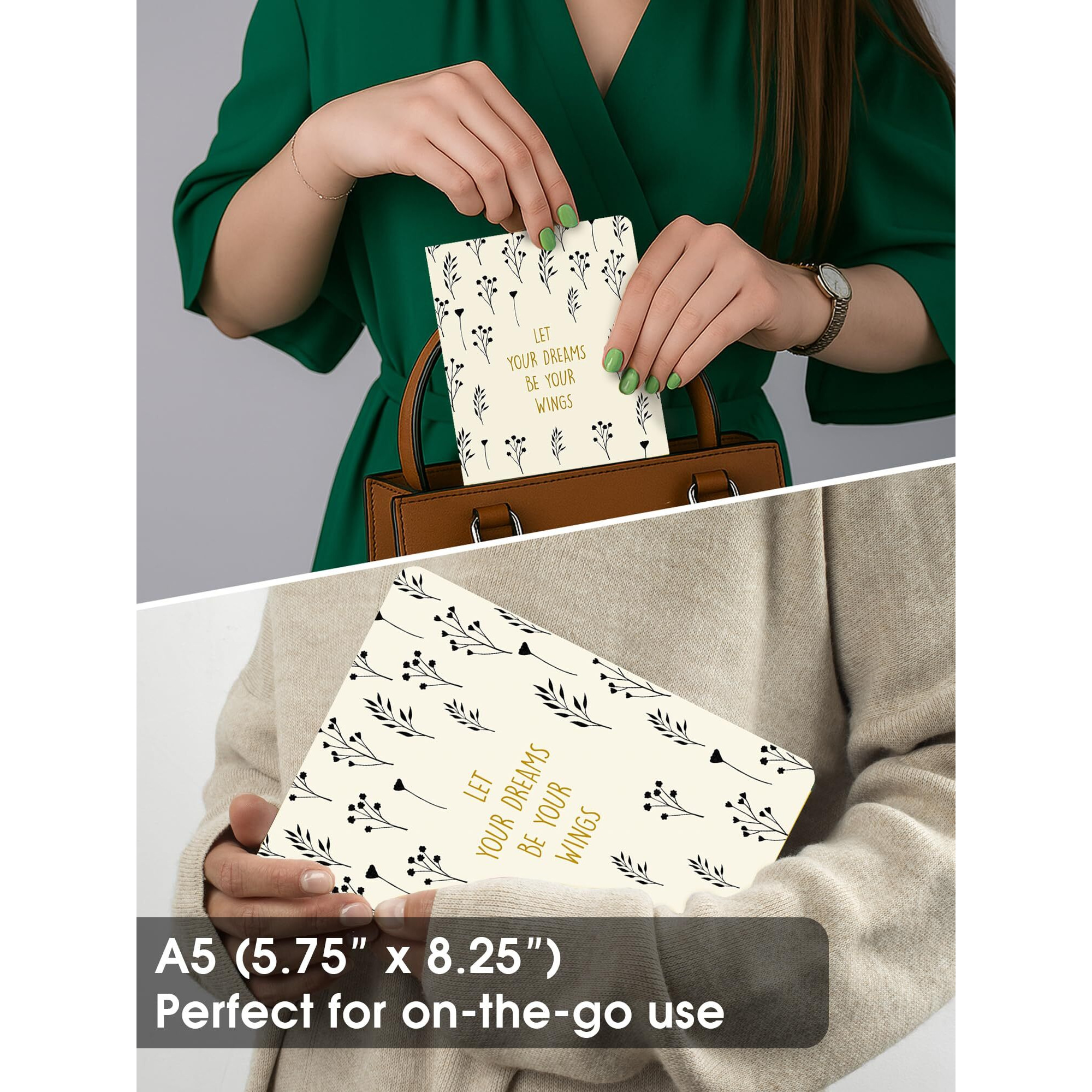 Doodle A5 Undated Planner Notebook  160 Pages (12-Month Planner + Notes), Soft Cover Journal With 80 Gsm Paper  Motivational Quote Design, Compact Diary For Work, Study, Travel & Gifting