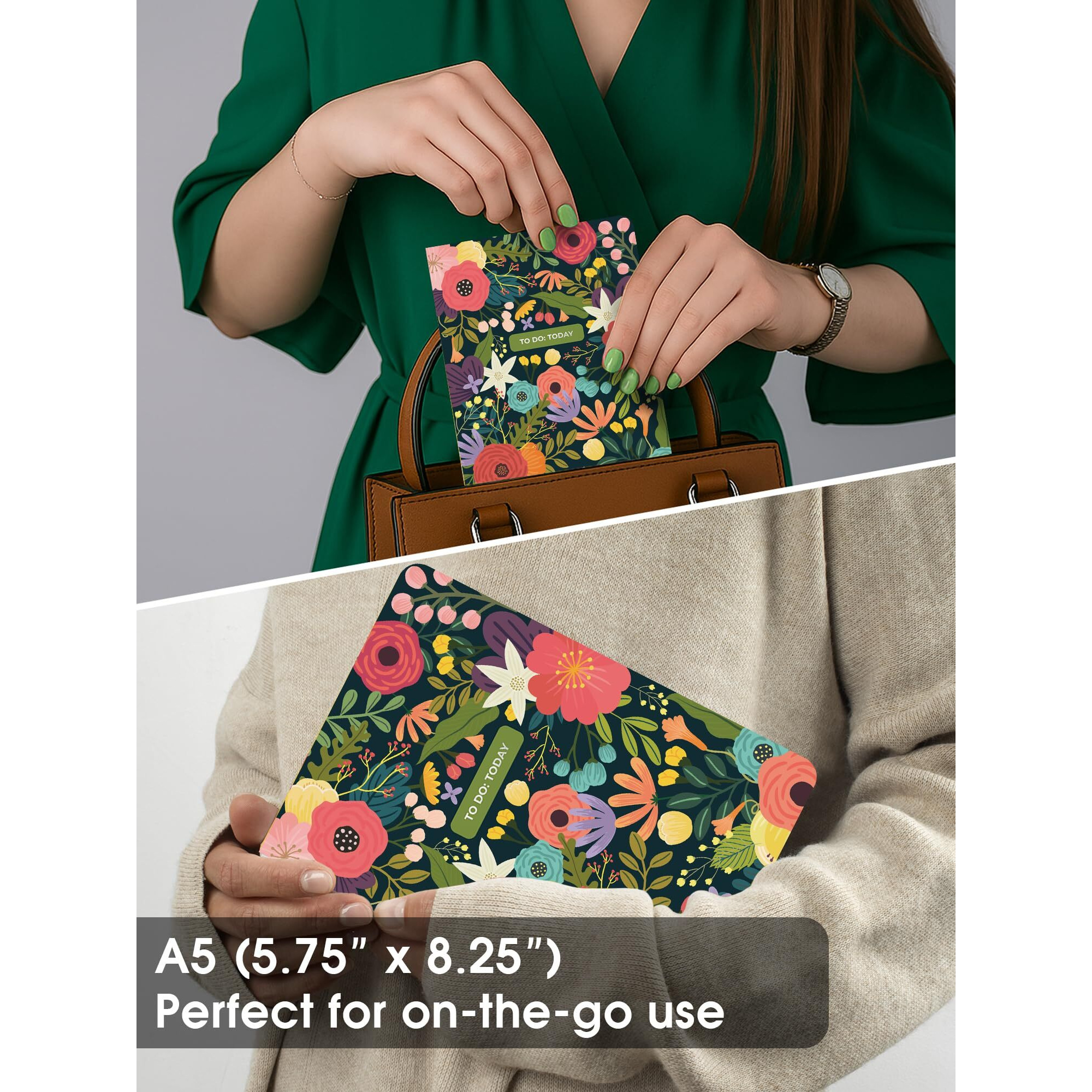 Doodle A5 Undated Planner Notebook  160 Pages (12-Month Planner + Notes), Soft Cover Journal With 80 Gsm Paper  Motivational Quote Design, Compact Diary For Work, Study, Travel & Gifting