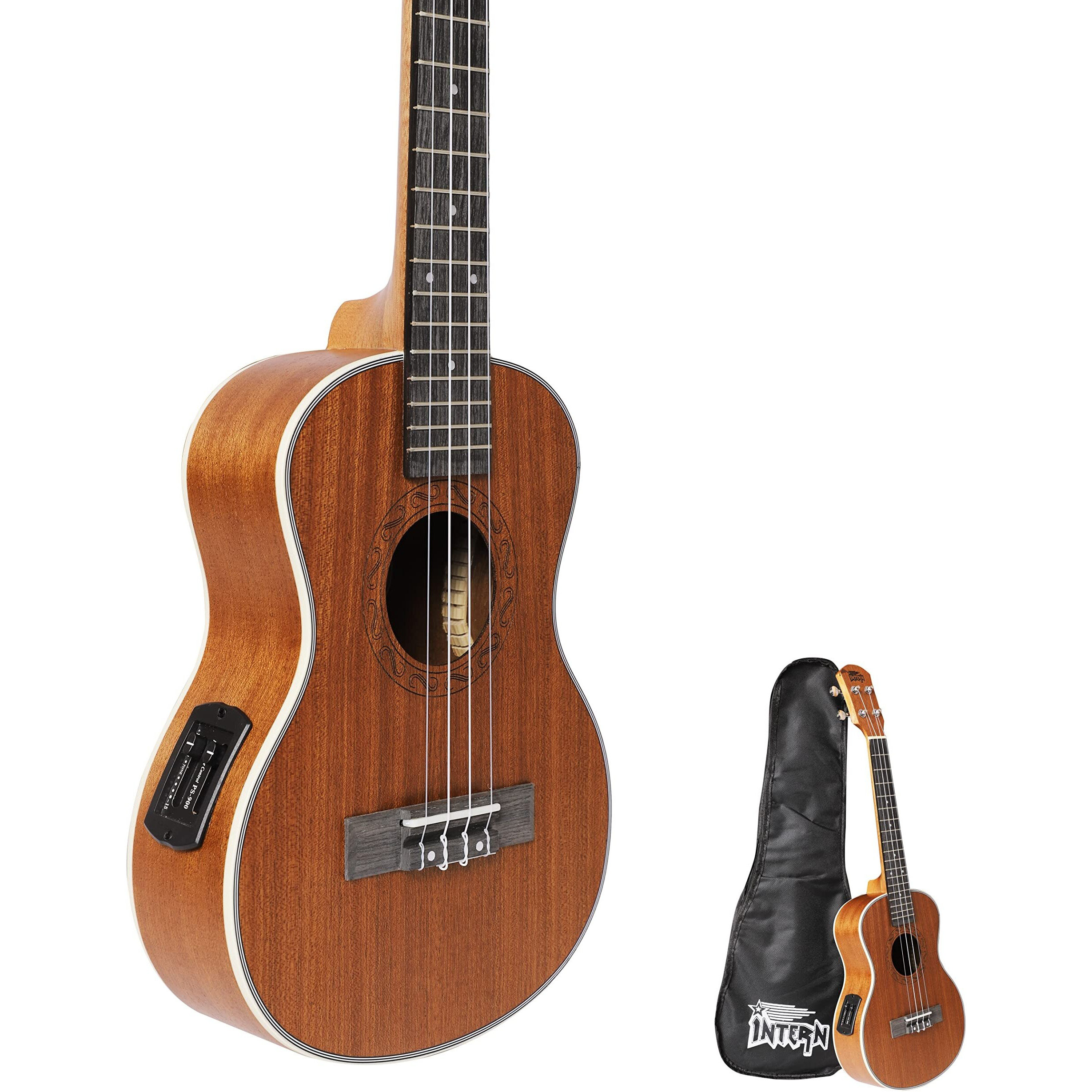 Intern Soprano Ukulele With Bag (Custom Natural)