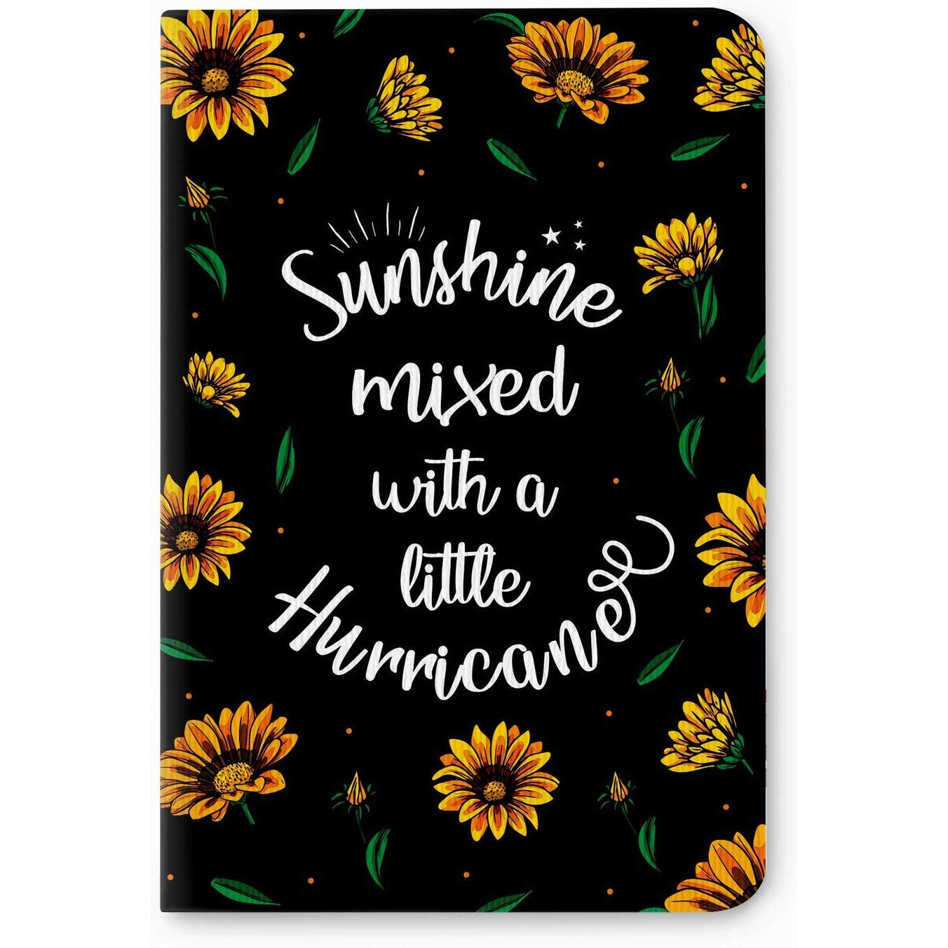 Factor Notes Notebook 90 Gsm, B6, Ruled, 112 Pages Journal Diary (Sunshine Mixed With A Hurricane)