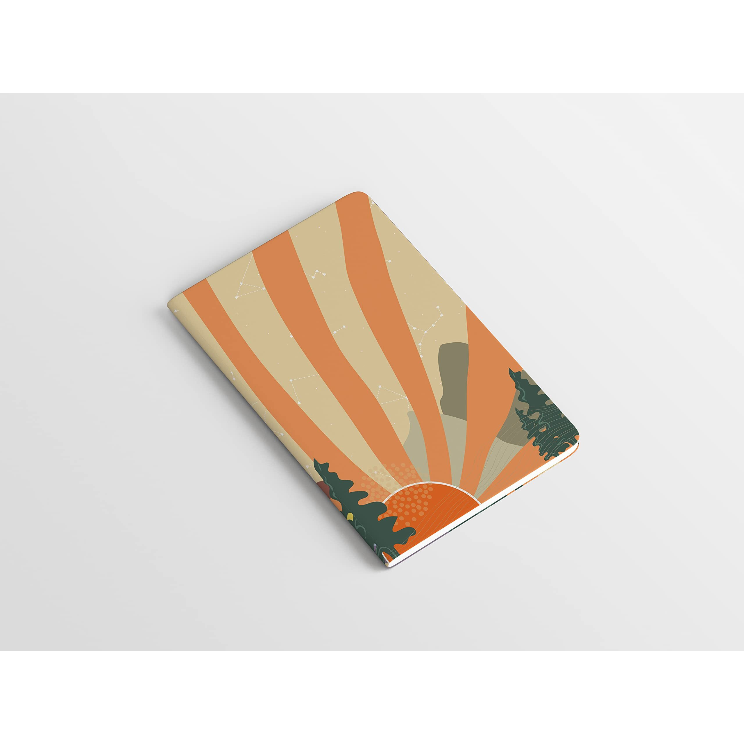 Factor Notes Notebook 90 Gsm, B6, Ruled, 112 Pages Journal Diary (Rise & Shine)
