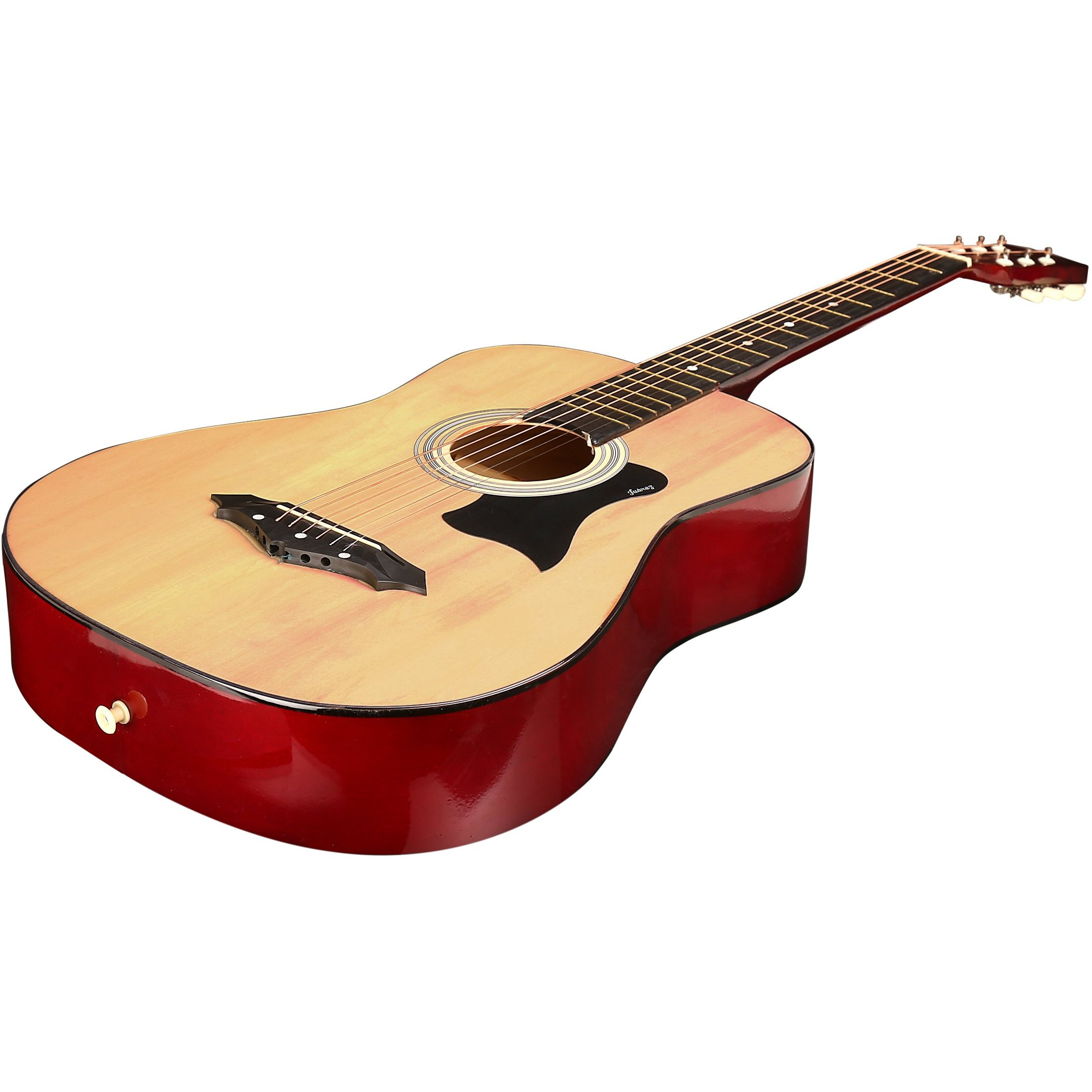 Juarez Jrz38C/Nat 38 Inches Lindenwood Right Handed Acoustic Guitar With Bag, Strings, Pick And Strap (Natural, Brown, 6 Strings)