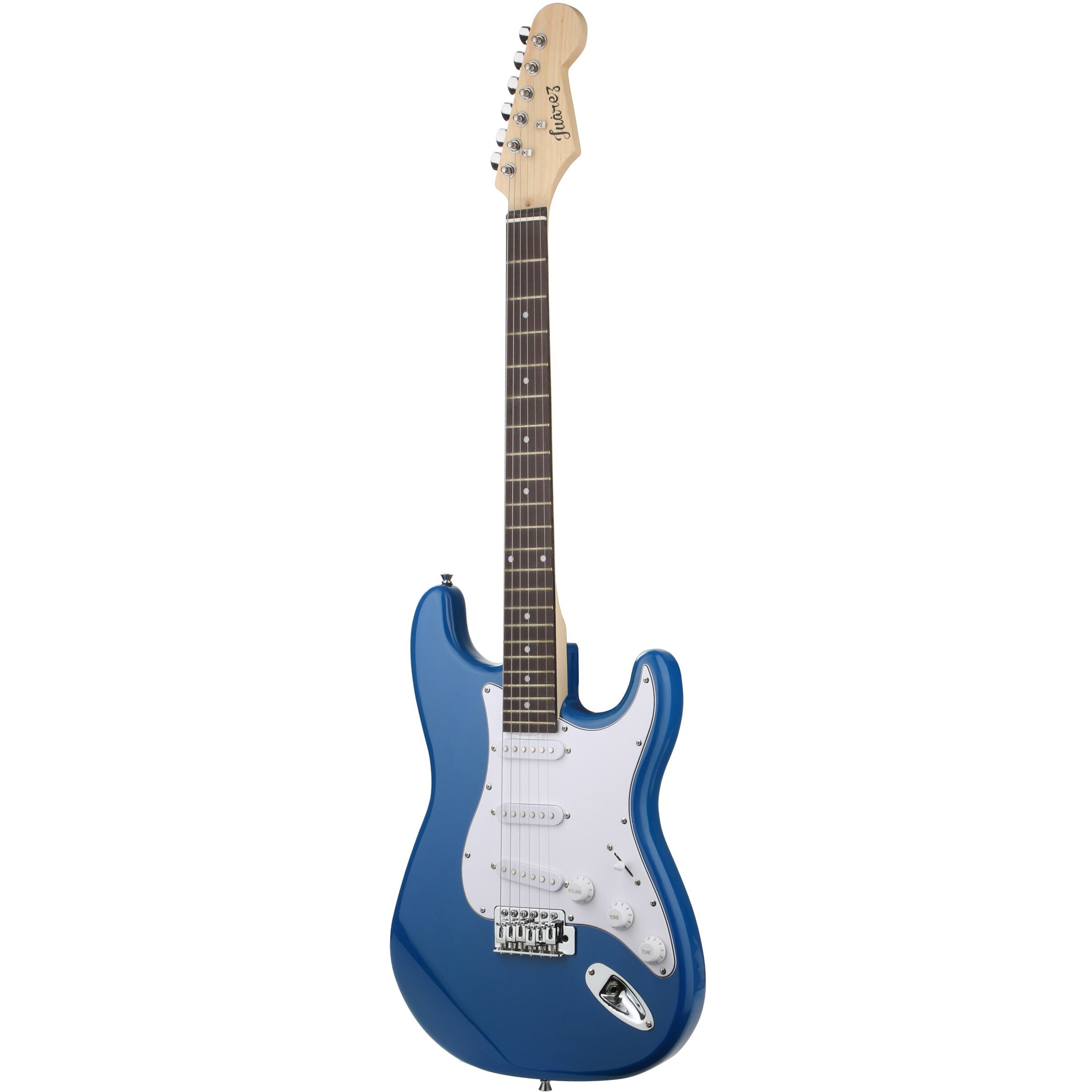 Juarez Jrz-St38-Bl Electric Guitar Kit, Right Handed Blue With Case/Bag And Picks