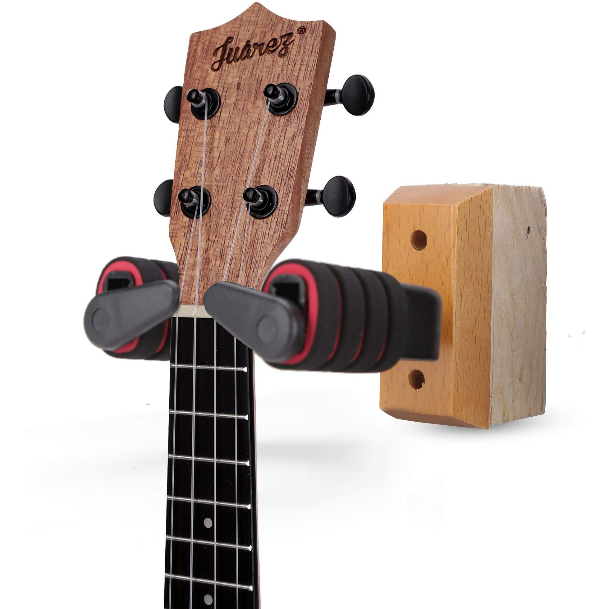 Juarez Jrgha10 Premium Automatic Lock Wall Mount Guitar Hanger For Guitars Bass Ukulele