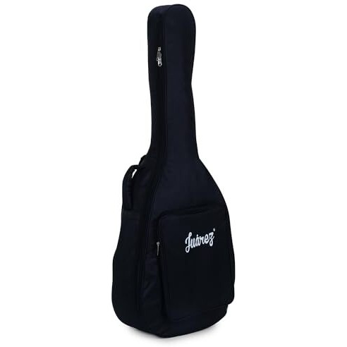 Juarez Jrgb90 Acoustic Guitar Bag Compatible With 38 39 40 41 Inches Guitar Like - Fender Yamaha Cort Ibanez Xtag Ashton Kadence Vault Givson Other Brands. (Black)