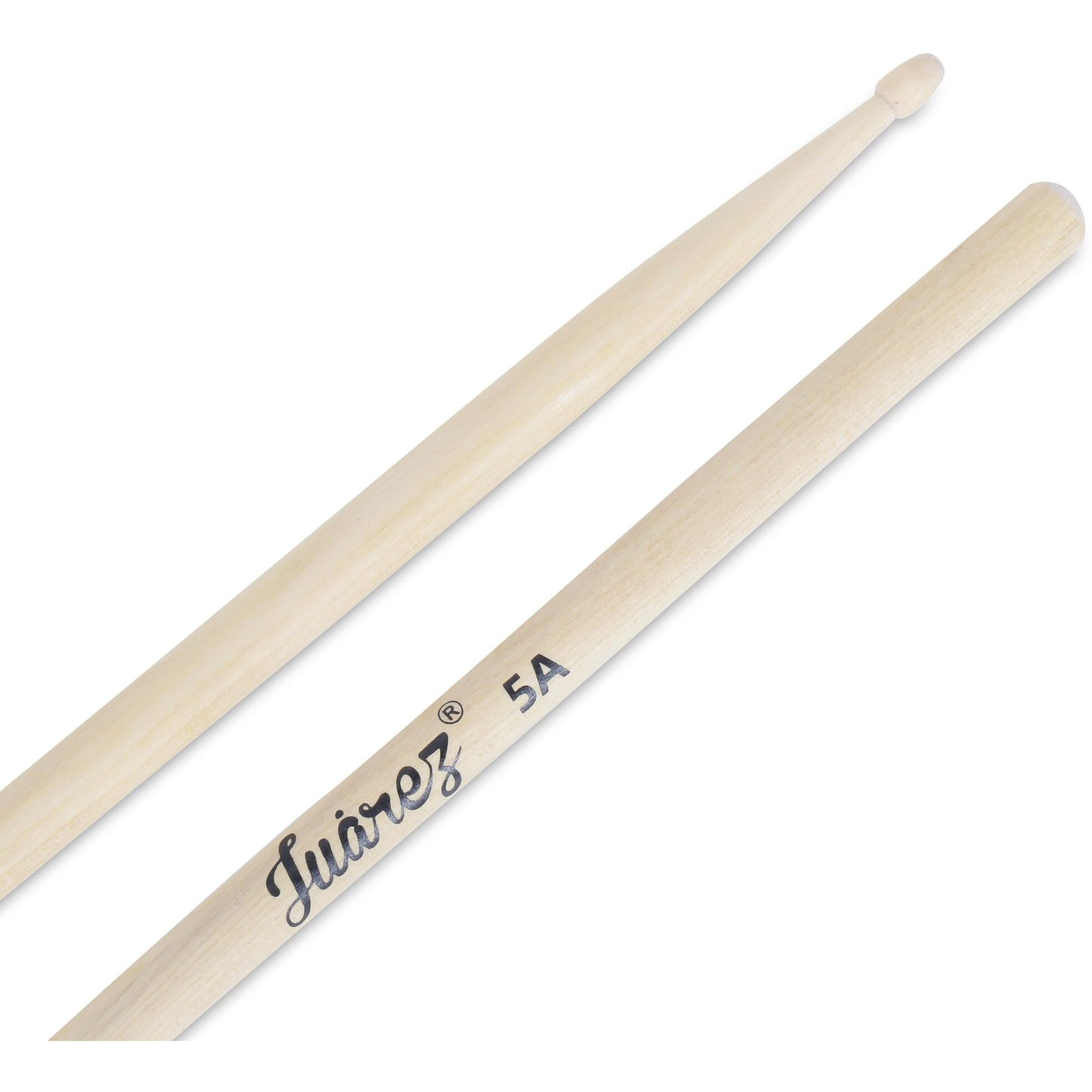 Jurez Jrds100 Wooden Drum Sticks  5A Size, Maple Wood With Wooden Tips, Durable & Balanced For Drummers (Pair)