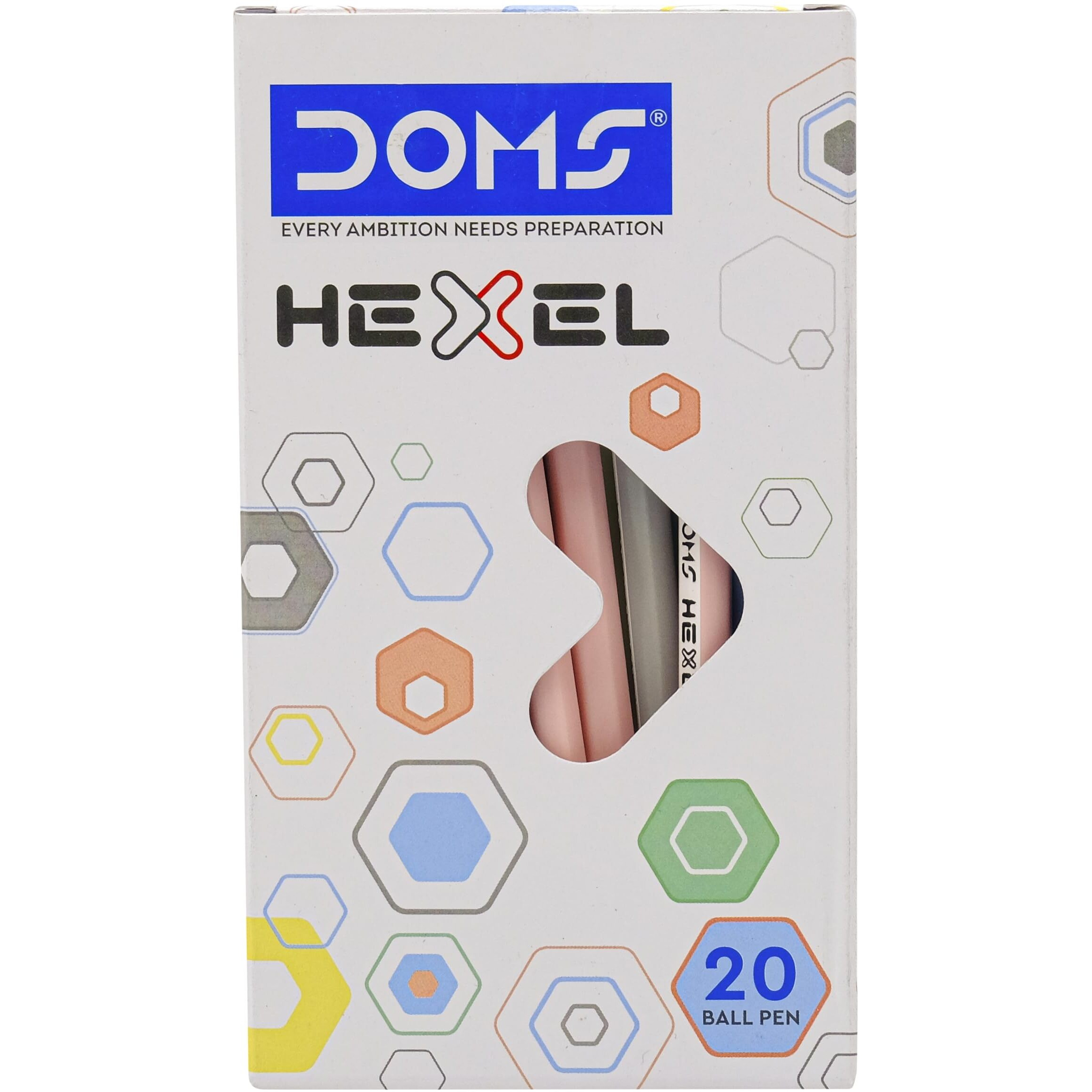 Doms Hexel Pen Blue 20 Pcs Box