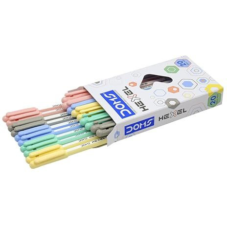 Doms Hexel Pen Blue 20 Pcs Box