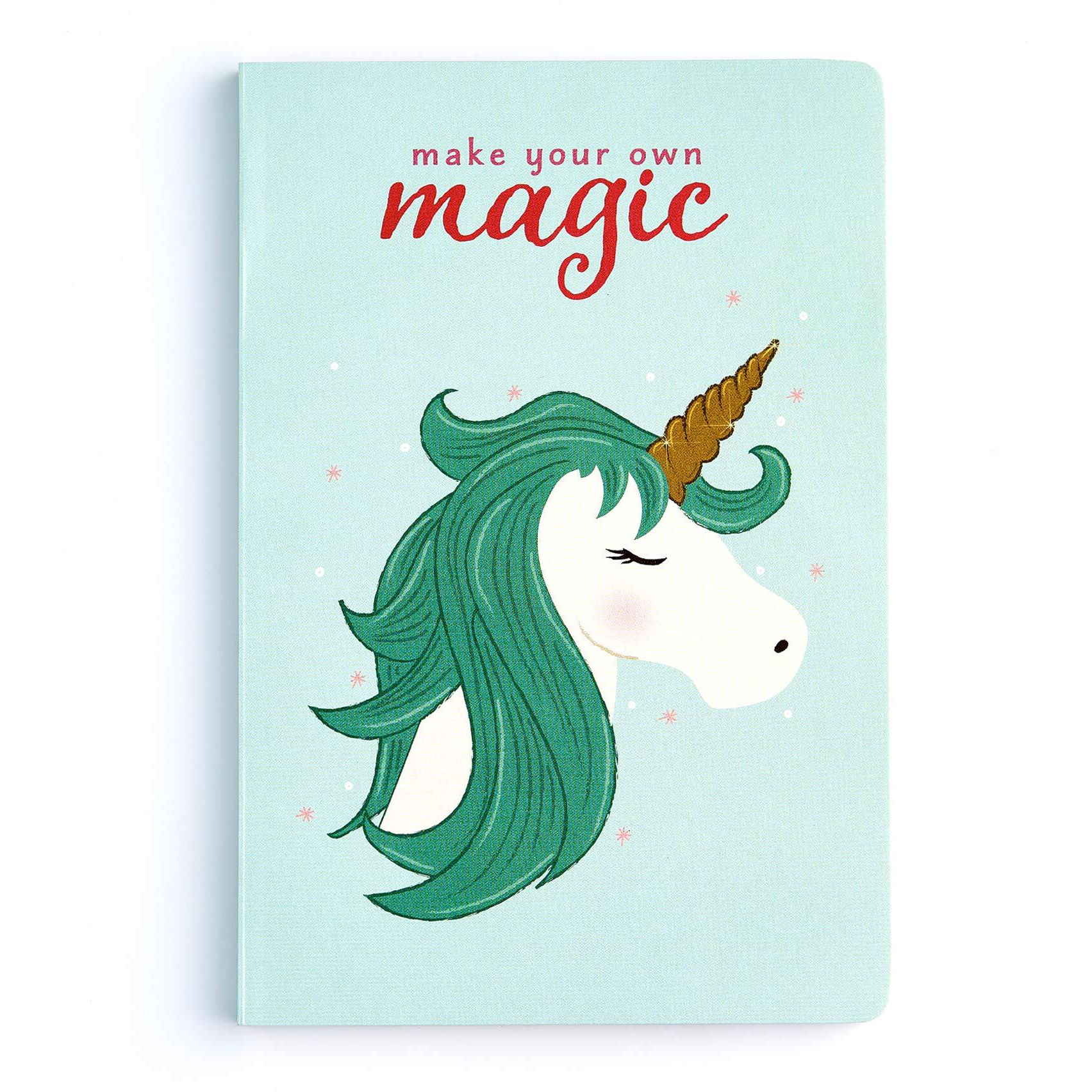 Factor Notes 90 Gsm A5 Notebook Plain | 160 Pages (Teal Unicorn)