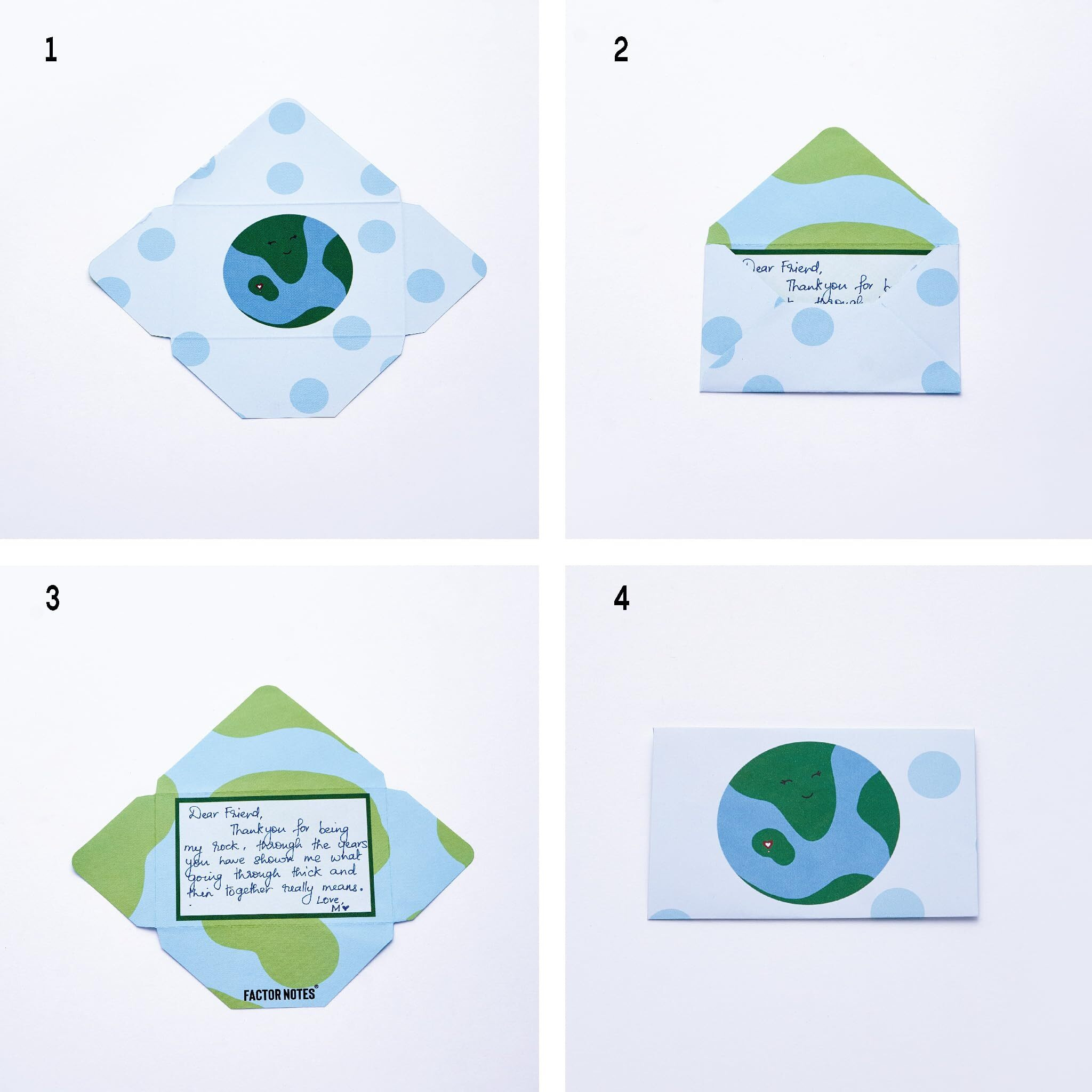 Factor Notes Tear-Off Letters & Envelopes Booklet Letters With Love