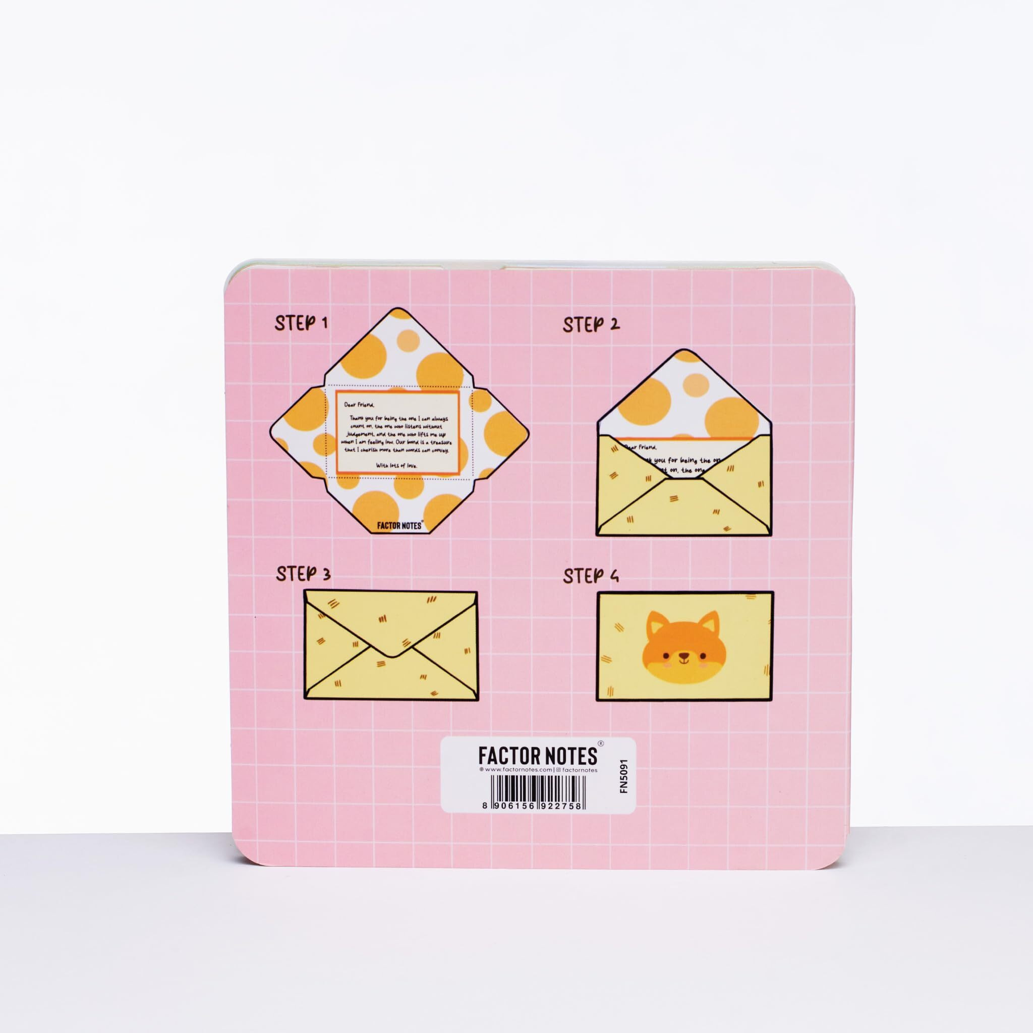 Factor Notes Tear-Off Letters & Envelopes Booklet Letters With Love