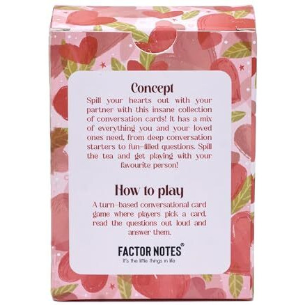 Factor Notes Couple Conversation Cards Say It With Love
