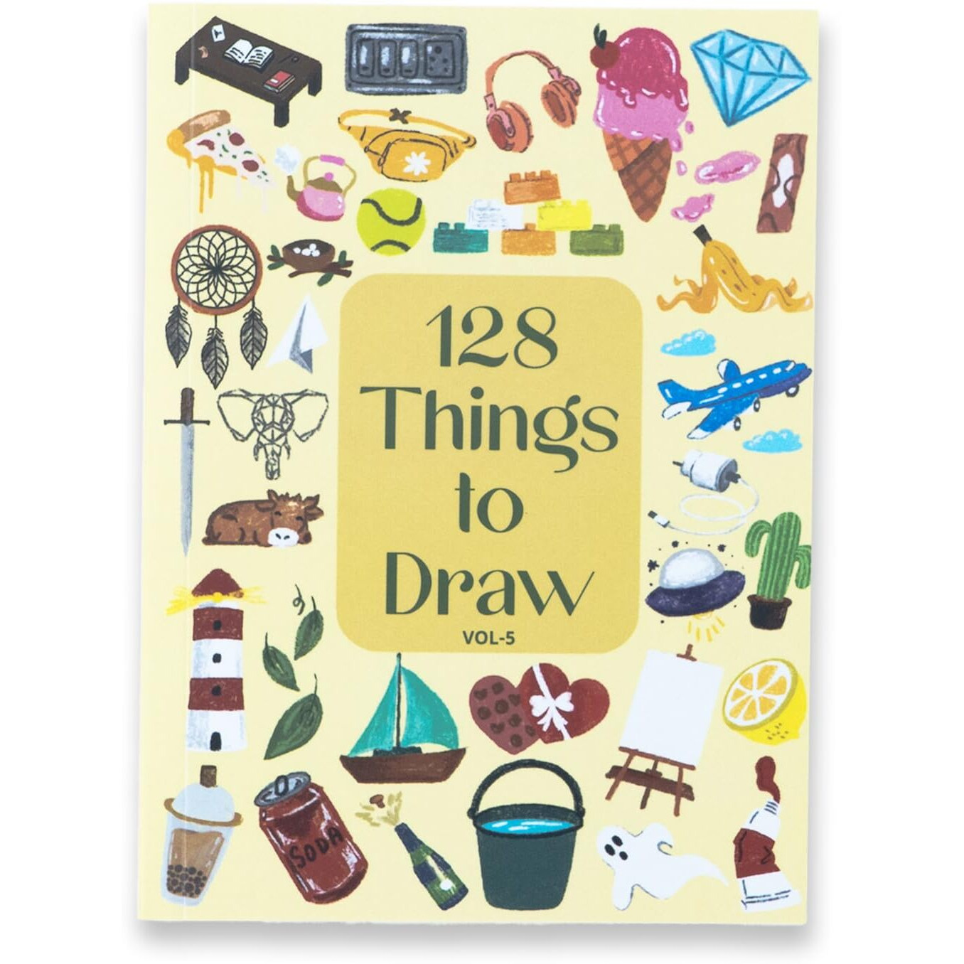 Factor Notes Drawing Book 128 Things To Draw | Suitable For All Ages | A6 Size | 128 Prompts (Volume V)