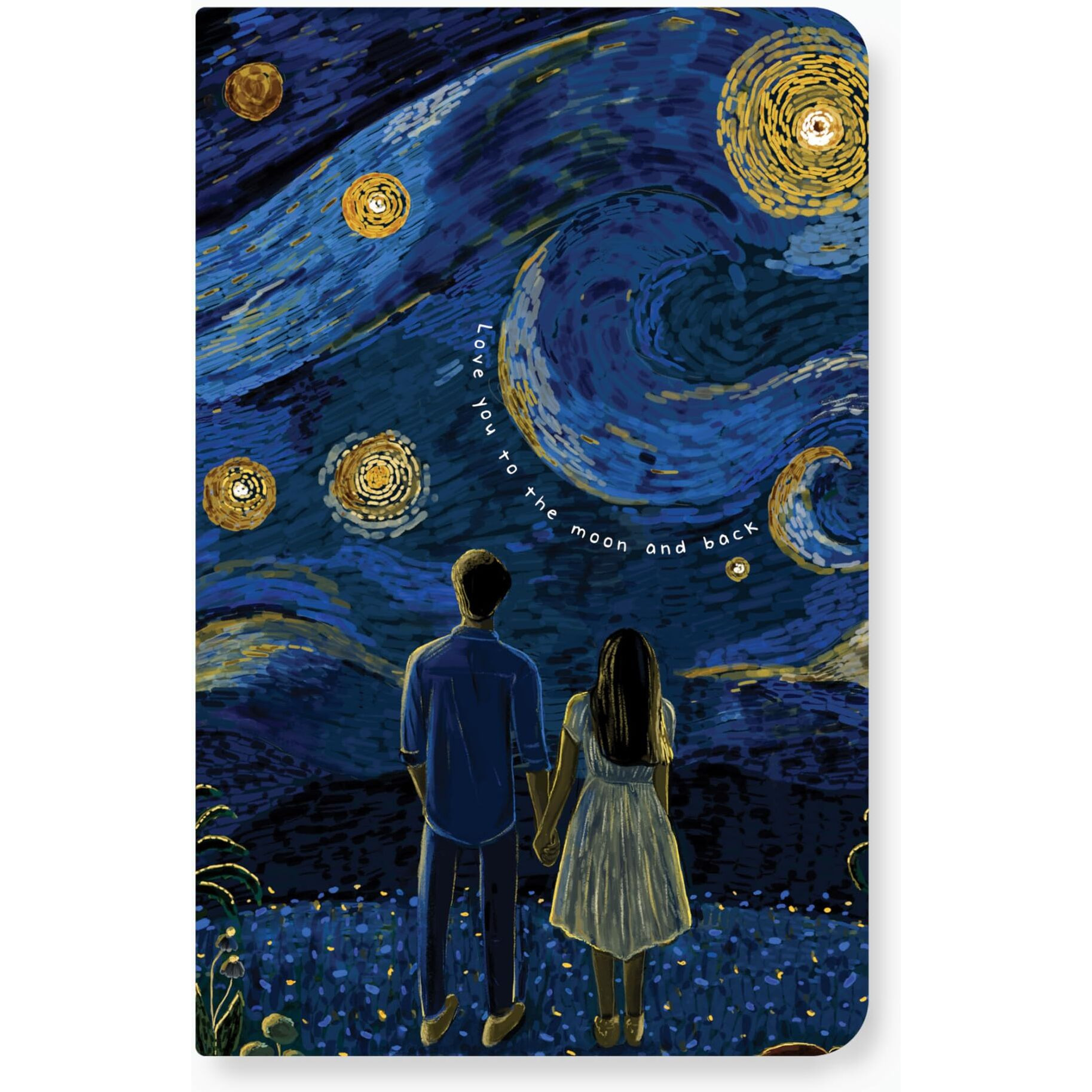 Factor Notes A5 Notebook Ruled | 90 Gsm | 160 Pages(Love You To The Moon And Back)