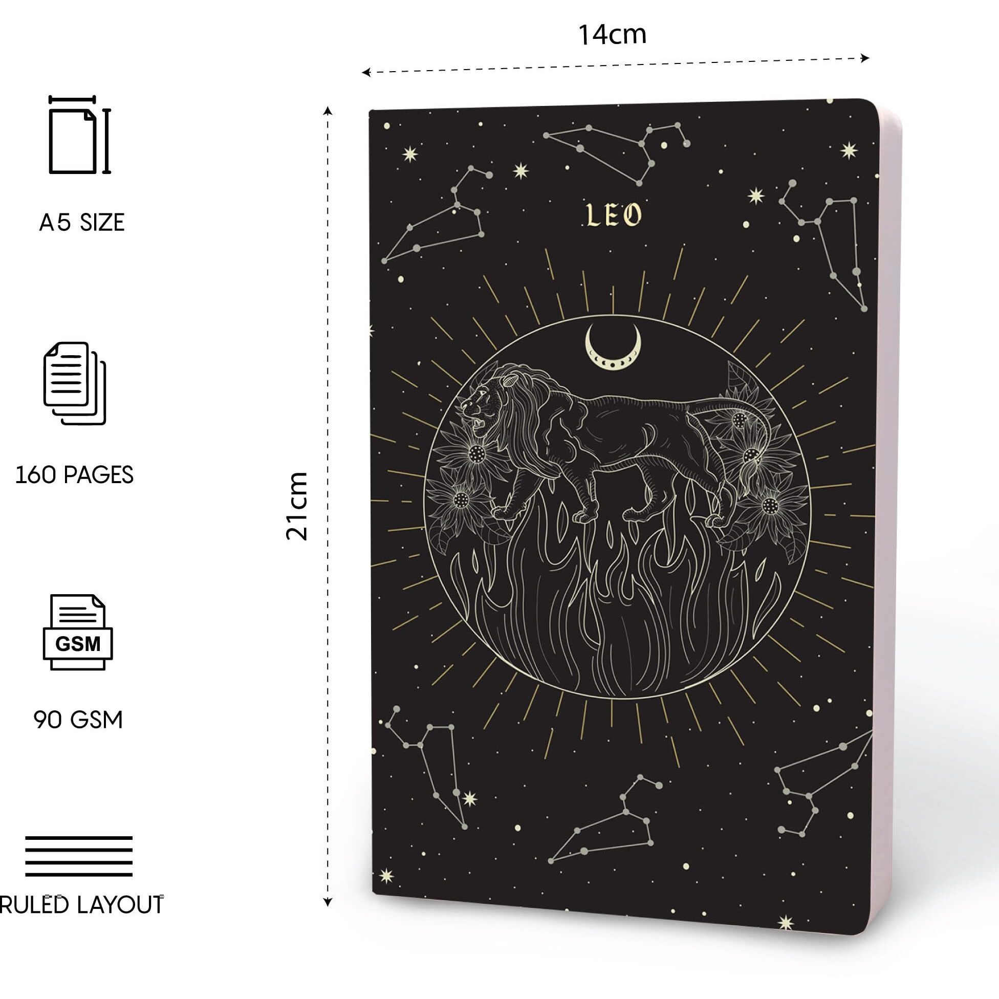 Factor Notes A5 Notebook Ruled | 90 Gsm | 160 Pages(Leo)