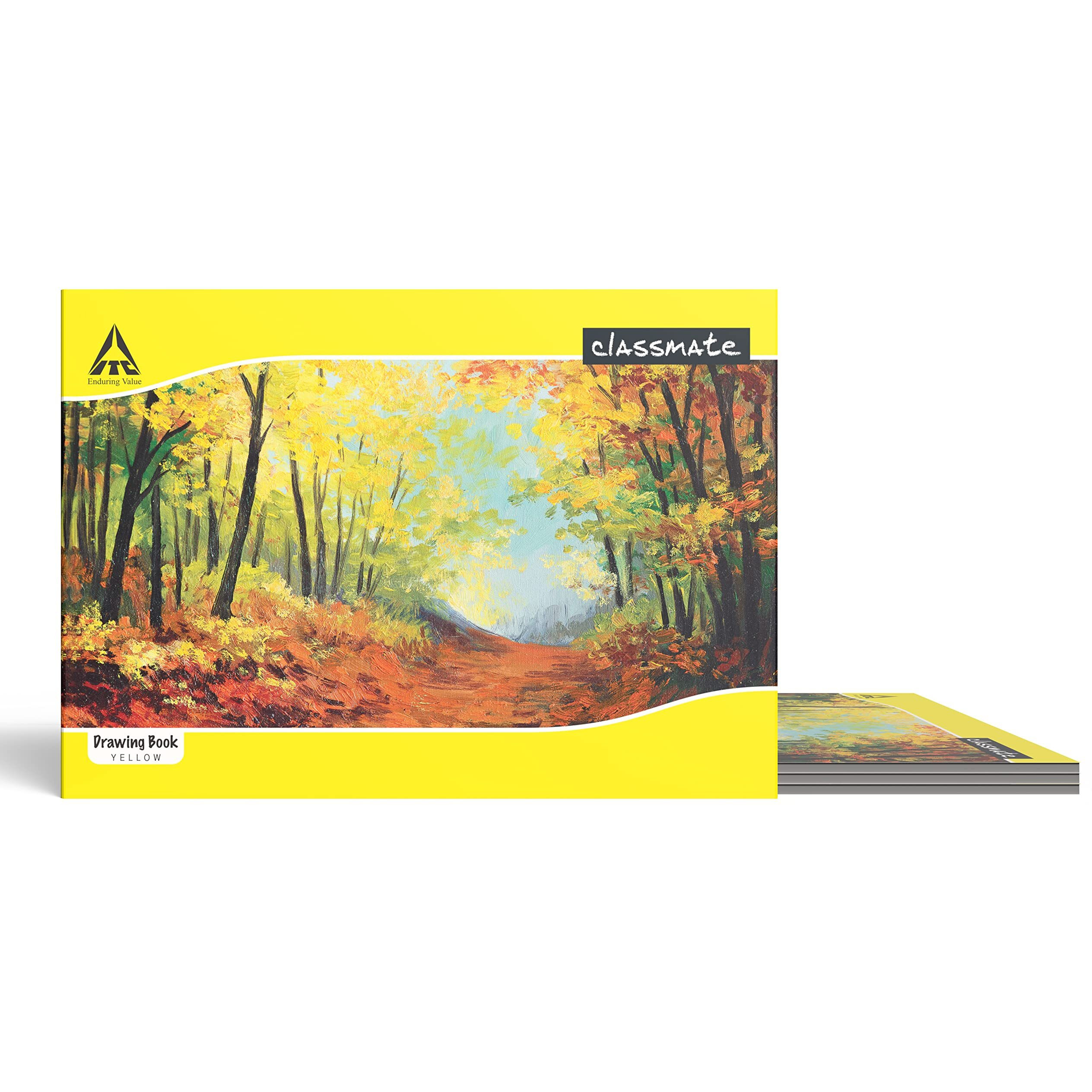 Classmate Drawing Book - Unruled, 40 Pages, 210 Mm X 297 Mm - Pack Of 4