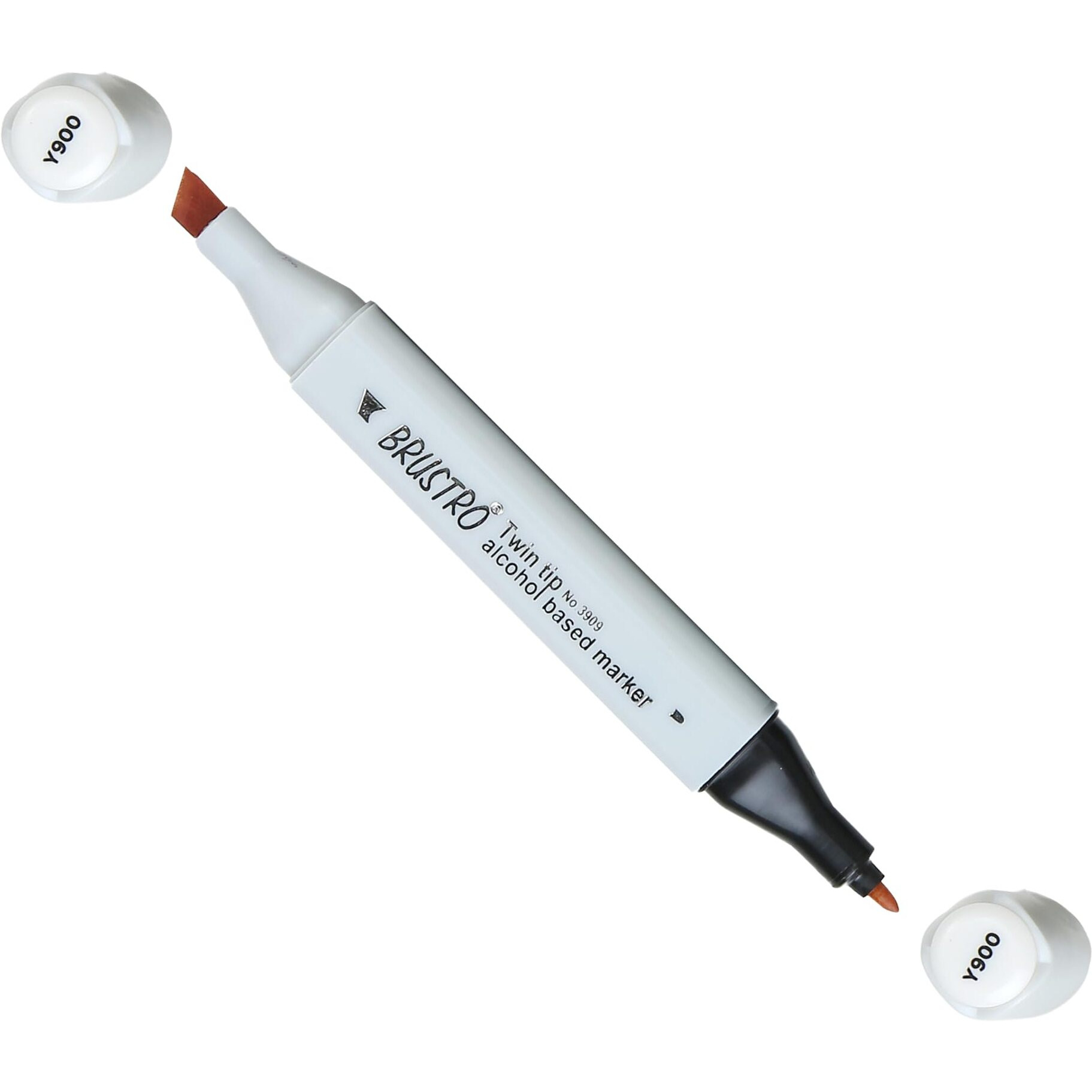 Brustro Twin Tip Alcohol Based Marker Yellow (Baby Skin Pink)