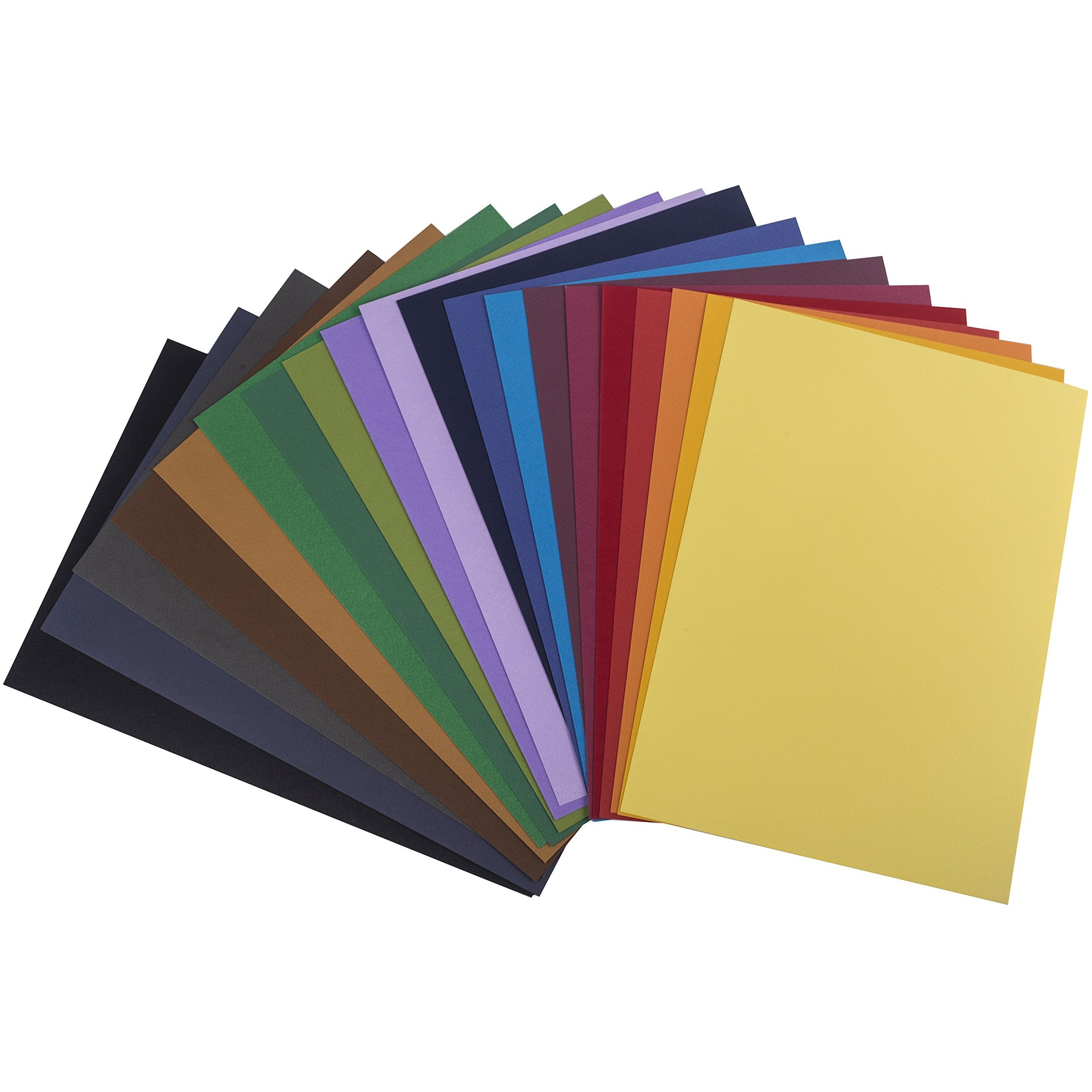 Brustro Artists Pastel Papers | 160 Gsm, A3, Assorted Bright Shades (Pack Of 20 Sheets) | Suitable For Pastels, Pencil, Graphite, Charcoal.