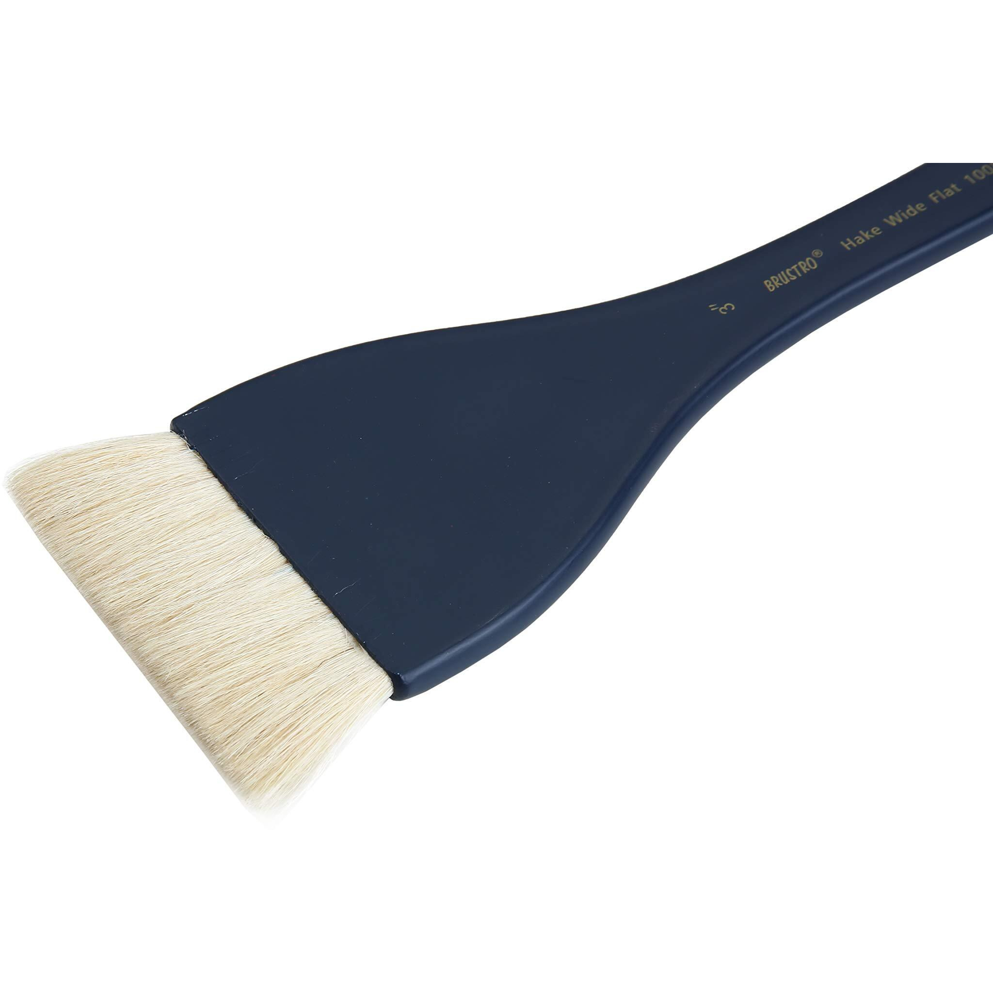 Brustro Artists Hake Flat Watercolour Brush Series 1005 - Size - 3"