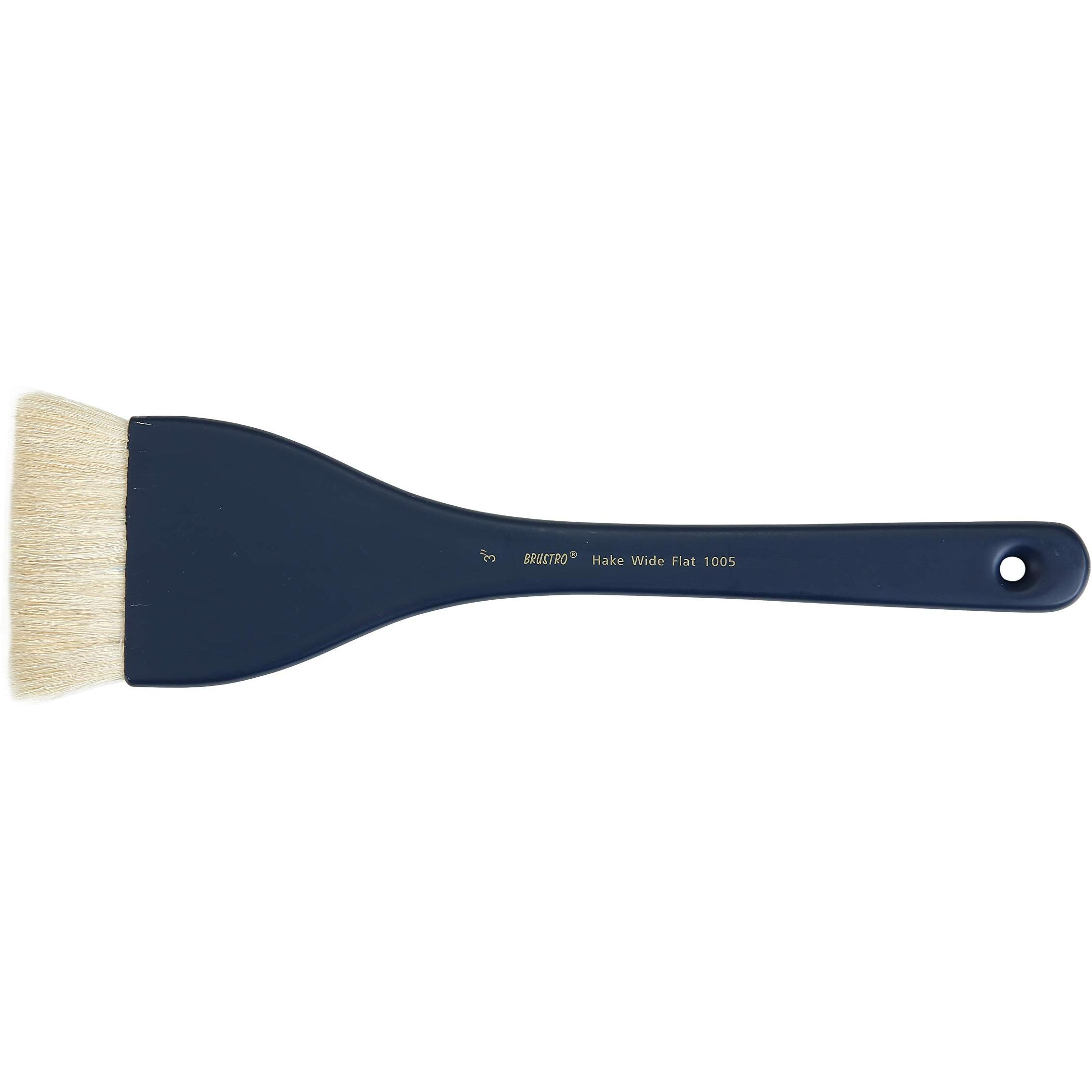 Brustro Artists Hake Flat Watercolour Brush Series 1005 - Size - 3"
