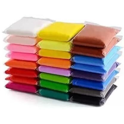 Eclet (Pack Of 1Air Dry Clay, Colorful Children Soft Clay, Creative Art Crafts, Gifts For Kids-Multi Color. Non-Toxic Modeling Magic Fluffy Foam Bouncing Clay Putty Kit For Kids With Tools .116