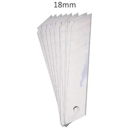 Eclet 18Mm Paper Cutter Blades, 20 Replacement Snap-Off Blades, Box Cutter Blades [Set Of 2-20Pcs]A