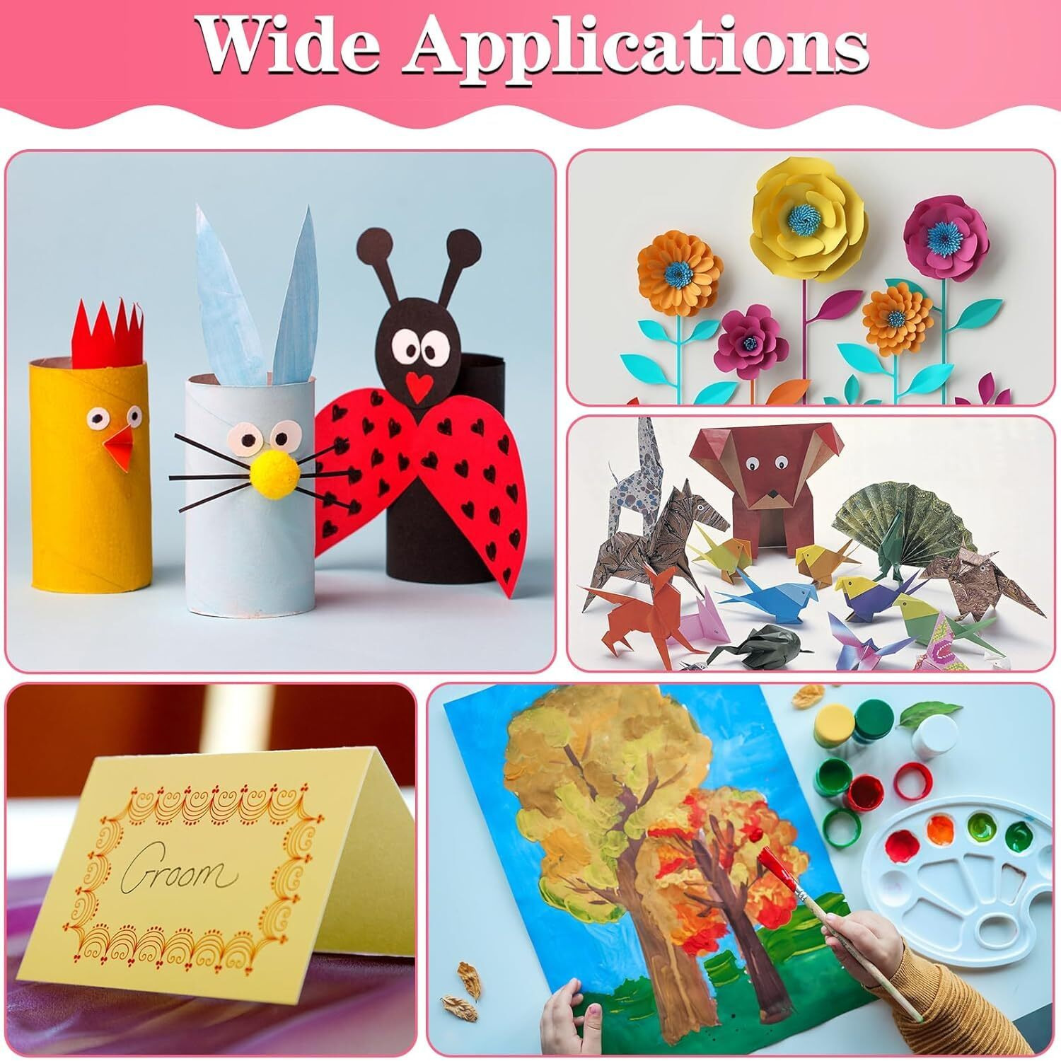 Eclet A4 100 Coloured Sheets (10 Sheets Each Color) Copy Printing/Art And Craft Paper Double Sided Coloured Office Stationery Children's Day Gift, Birthday Gift, Party Favors,Christmas Decor Etc