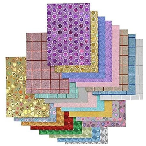 Eclet A4 Size Printed Decorative Sticker Sheet Paper Pre Printed Paper For Notebooks, Gifts, Paintings Etc Pack Of 10 Sheets (80Gsm) C