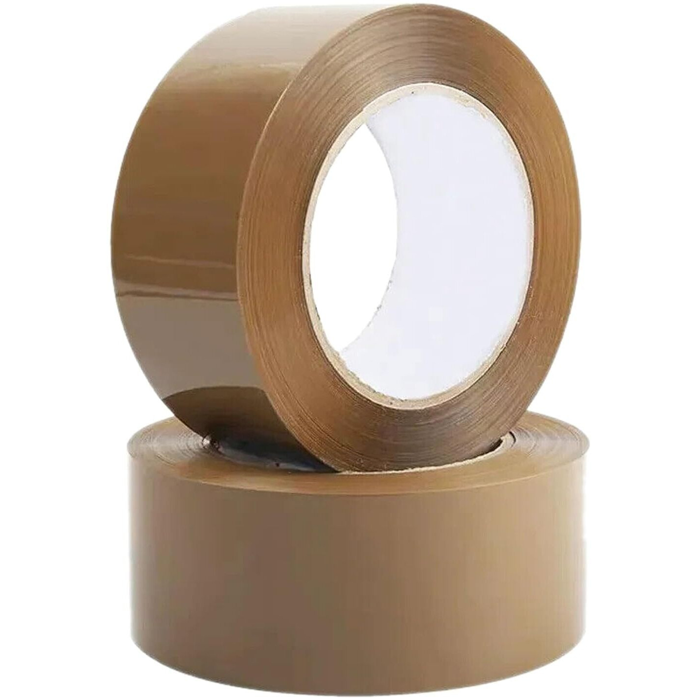 Eclet Adhesive Carton Packing High Strength Tape (Brown, 2Inch/48Mm X 65M) - Pack Of 2
