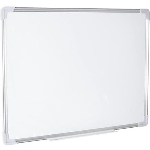 Eclet Non Magnetic 1.5 X 2 Feet Double Sided White Board And Chalk Board Front Side Whiteboard Marker Surface And Back Side Chalkboard Surface With Dustor Scale Marker (1.5 X 2 Feet,) F (1.5 X 2)