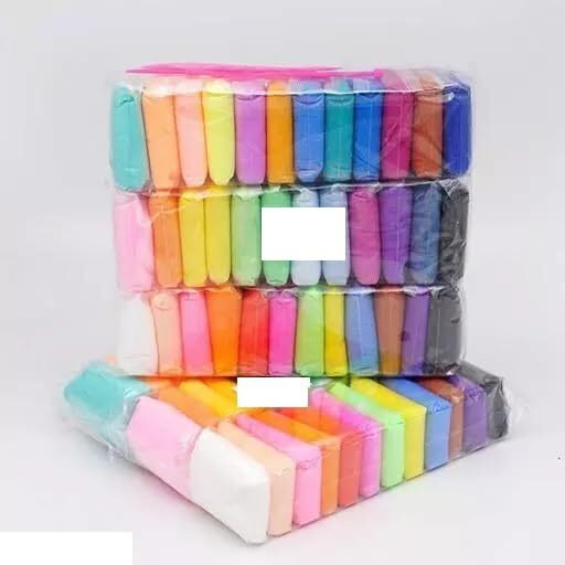 Eclet (Pack Of 1Air Dry Clay, Colorful Children Soft Clay, Creative Art Crafts, Gifts For Kids-Multi Color. Non-Toxic Modeling Magic Fluffy Foam Bouncing Clay Putty Kit For Kids With Tools .162