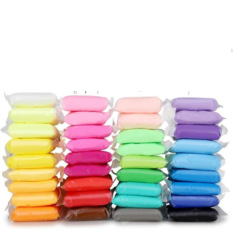 Eclet (Pack Of 1Air Dry Clay, Colorful Children Soft Clay, Creative Art Crafts, Gifts For Kids-Multi Color. Non-Toxic Modeling Magic Fluffy Foam Bouncing Clay Putty Kit For Kids With Tools .148